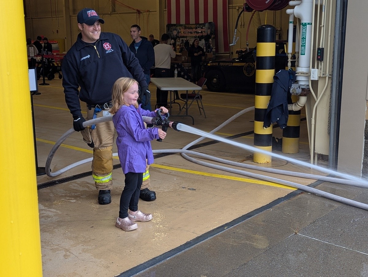 Fort Drum firefighters welcome community members to Fire Prevention Week open house