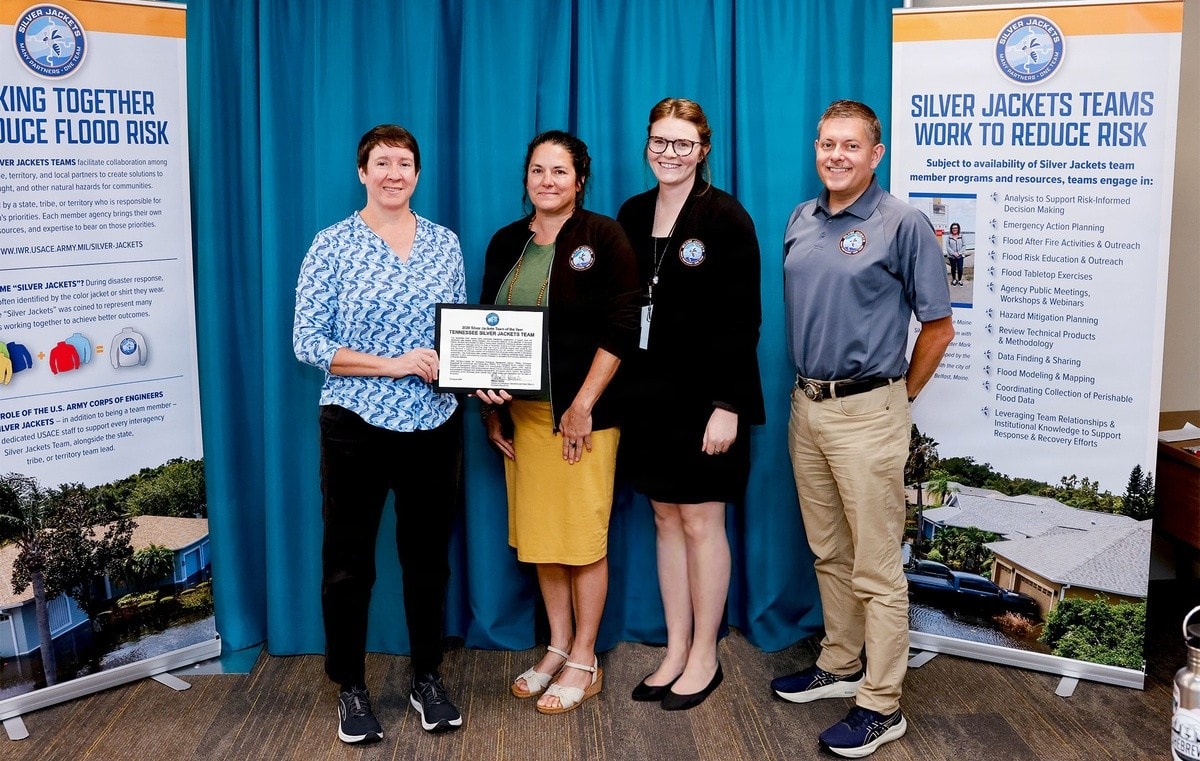Forging Solutions After Helene: Nashville District’s Sydney Curnes and Tennessee Silver Jackets Earn National Recognition