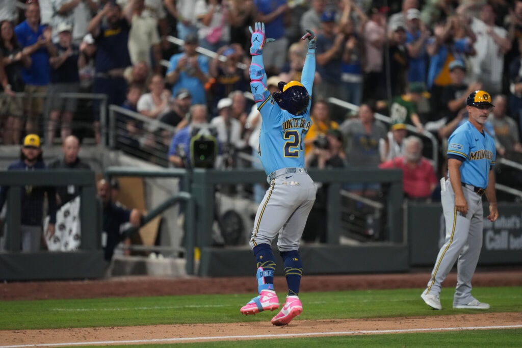 Brewers and Athletics’ wild Vegas game highlights bullpen fragility, while Nationals stage a ninth-inning rescue