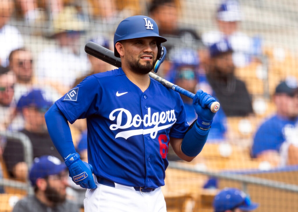 Dodgers set to promote catcher Eliezer Alfonzo Jr., opening the door in Los Angeles