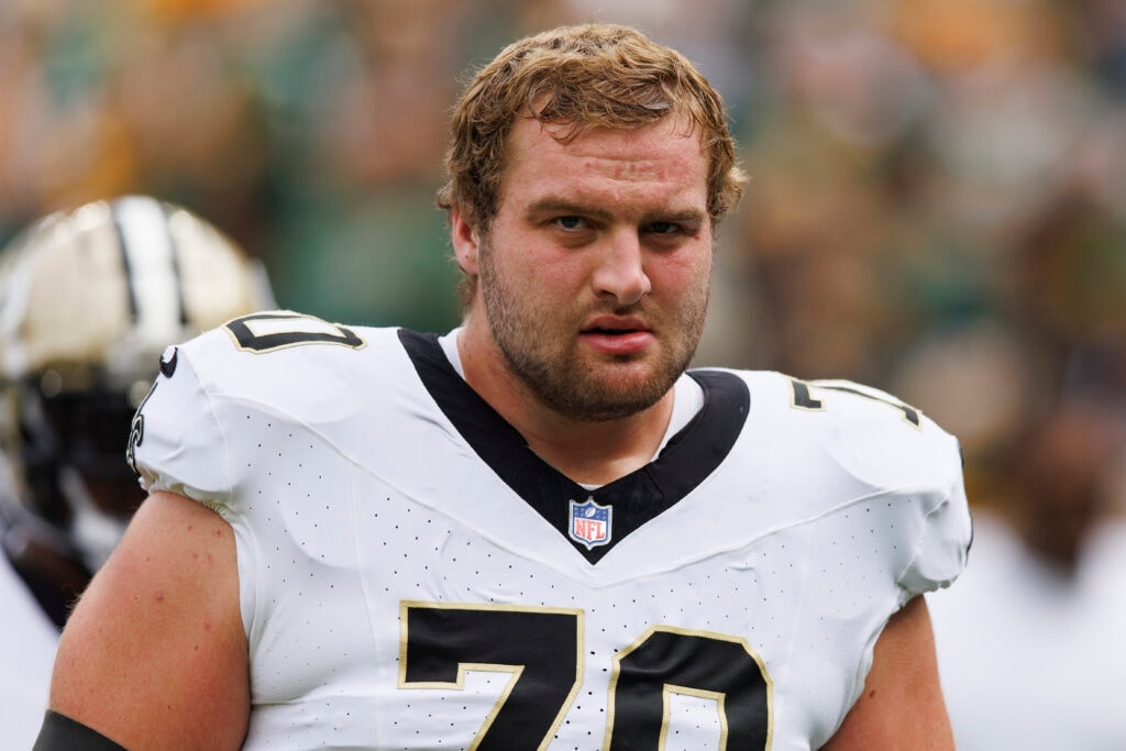 Trevor Penning enters Chargers’ left guard competition as roster pieces come into focus