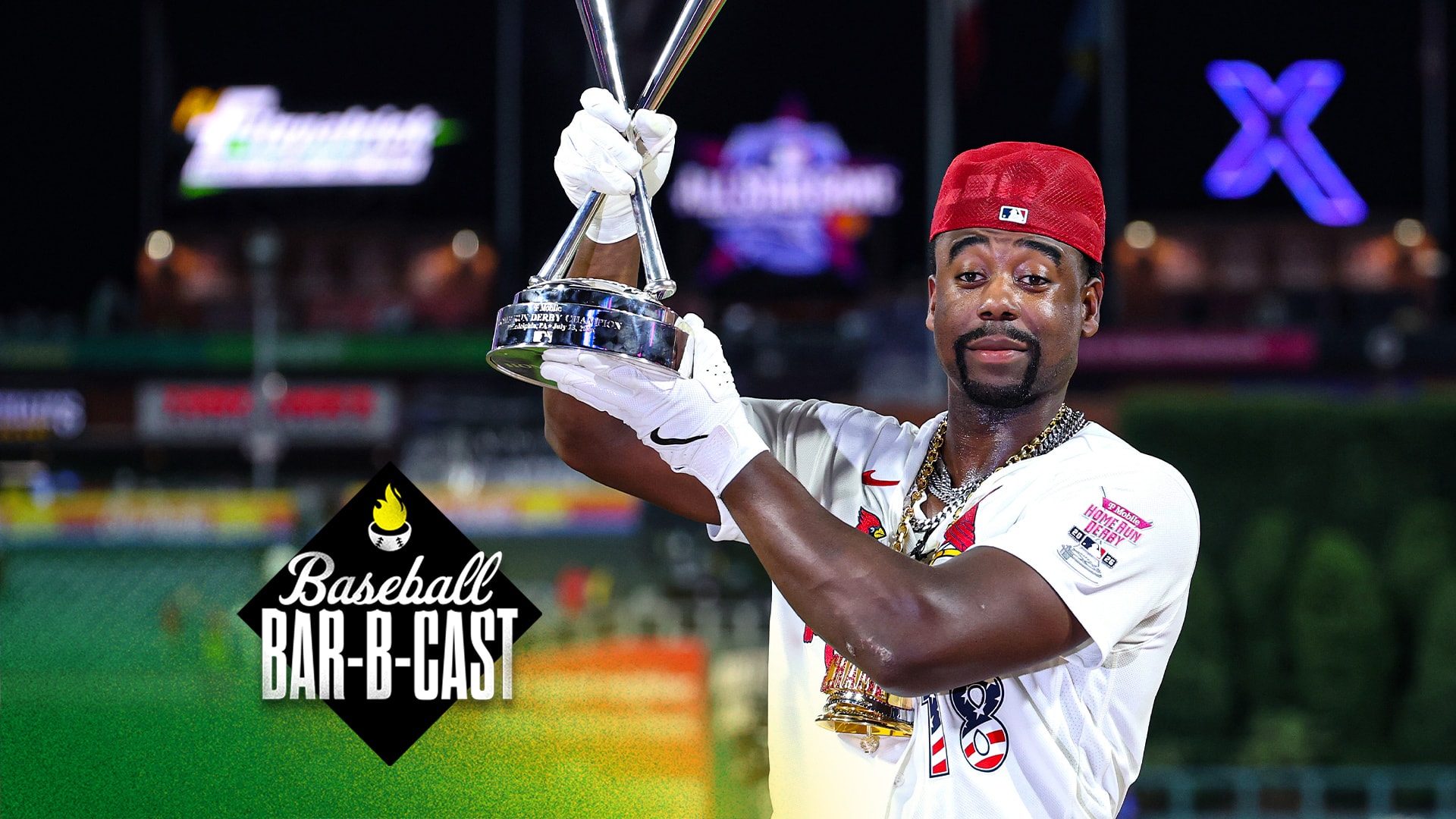 Jordan Walker delivers a walk-off moment to win the Home Run Derby as Kyle Schwarber and Bryce Harper fall short for Phillies fans