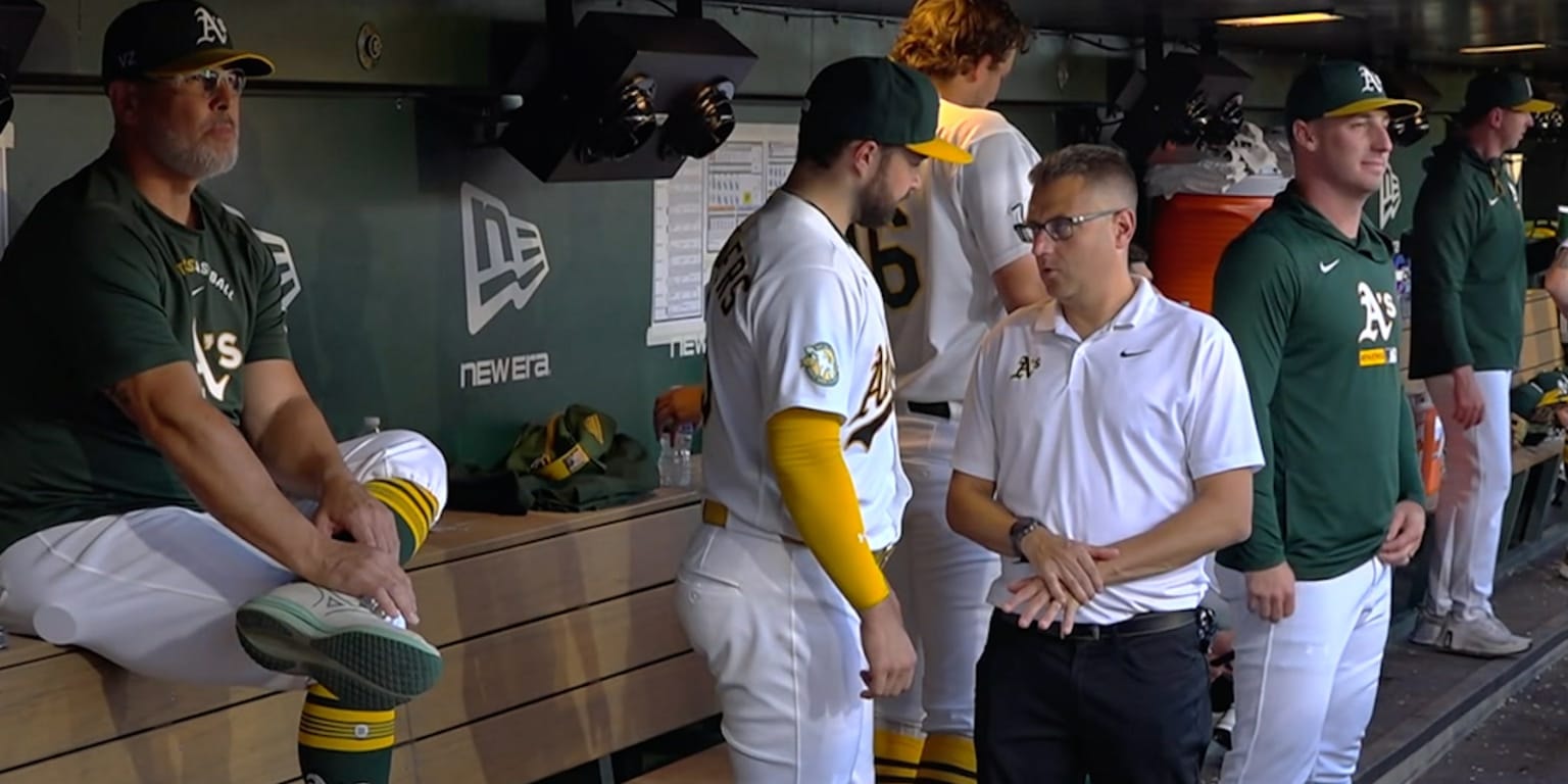 A’s lose catcher Shea Langeliers to left thumb injury, adding pressure to an already battered roster