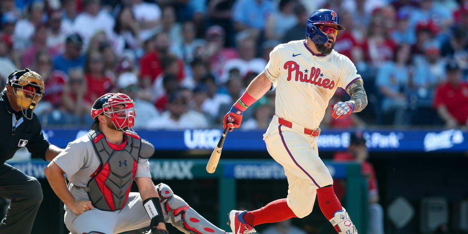 Phillies turn late pressure into a 6-run ninth, capped by first walk-off homer in three years in 9th straight win