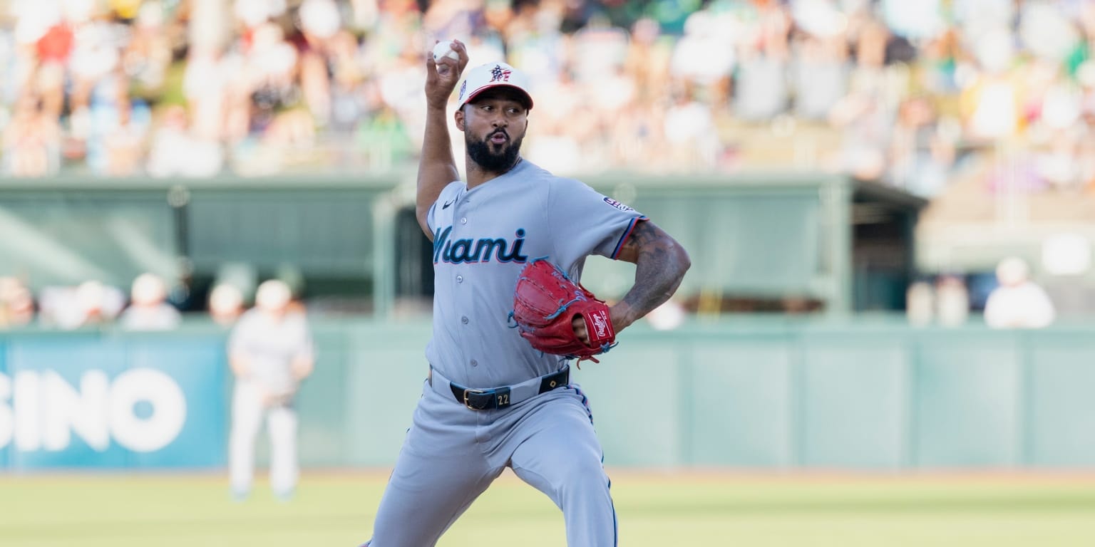Sandy Alcantara delivers 8 innings, as Marlins’ Fourth of July win stacks offense and pitching