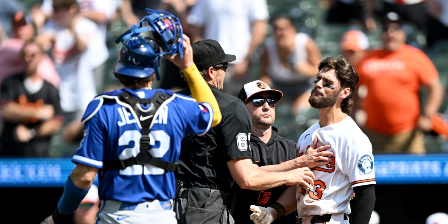 Blaze Alexander confronts the moment after being hit, responds to Royals’ Pasquantino