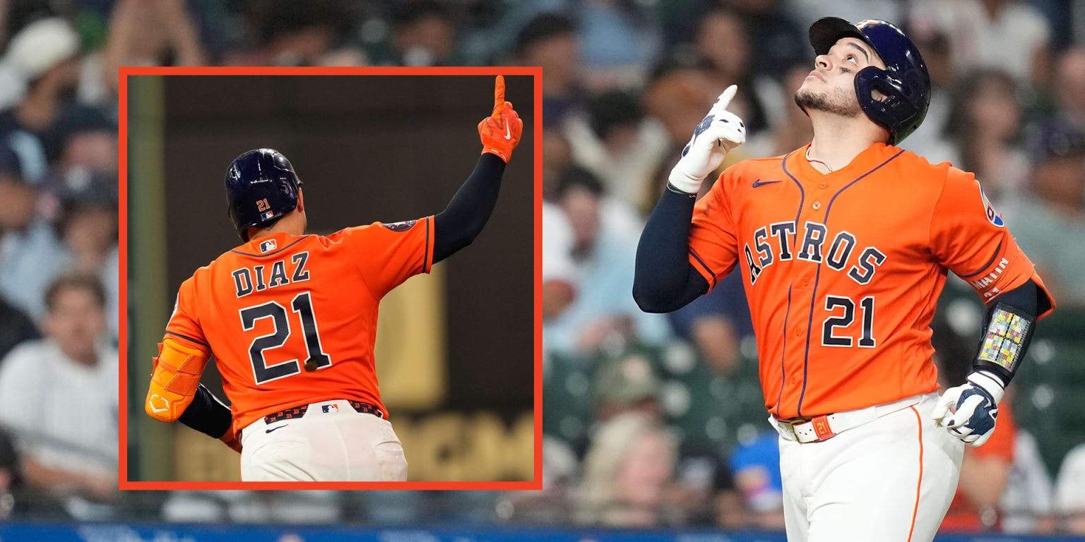Astros catcher Yainer Diaz carries a pregame ritual tied to his late brother