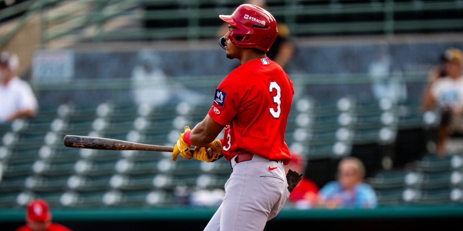 Josiah Ragsdale launches first Cardinals homer, highlighted by 20-HR/30-SB pace in the Minors