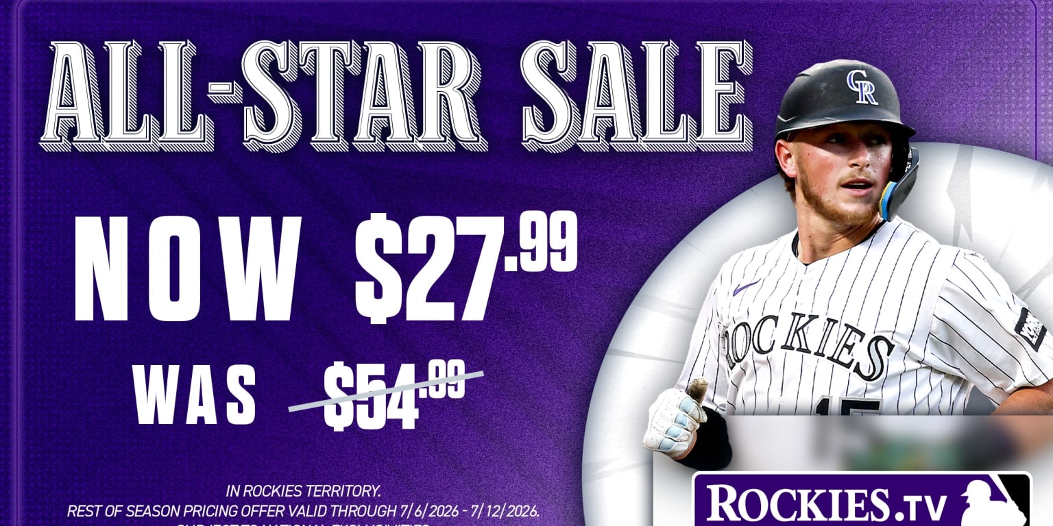Rockies launch All-Star Sale for ROCKIES.TV at $27.99 through Sunday