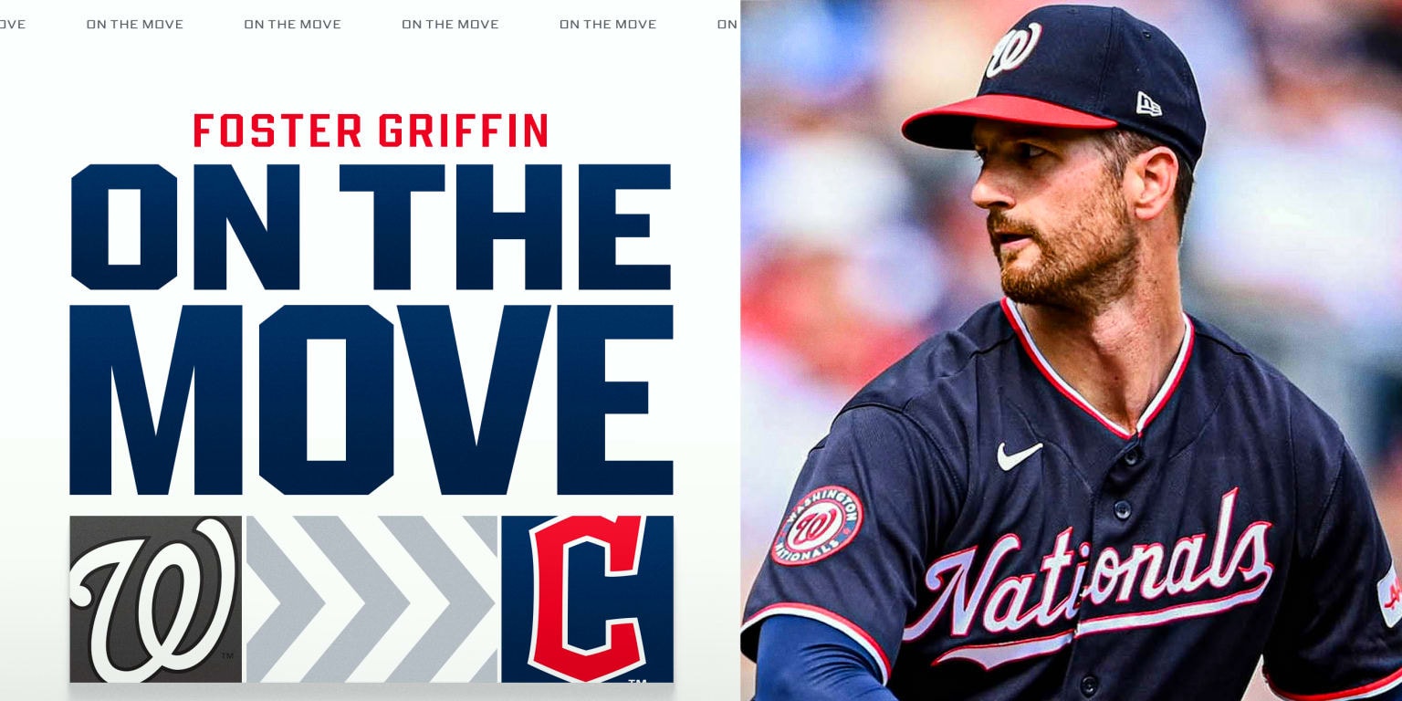 Nationals deal Foster Griffin to Guardians, receive four prospects led by lefty Hartle