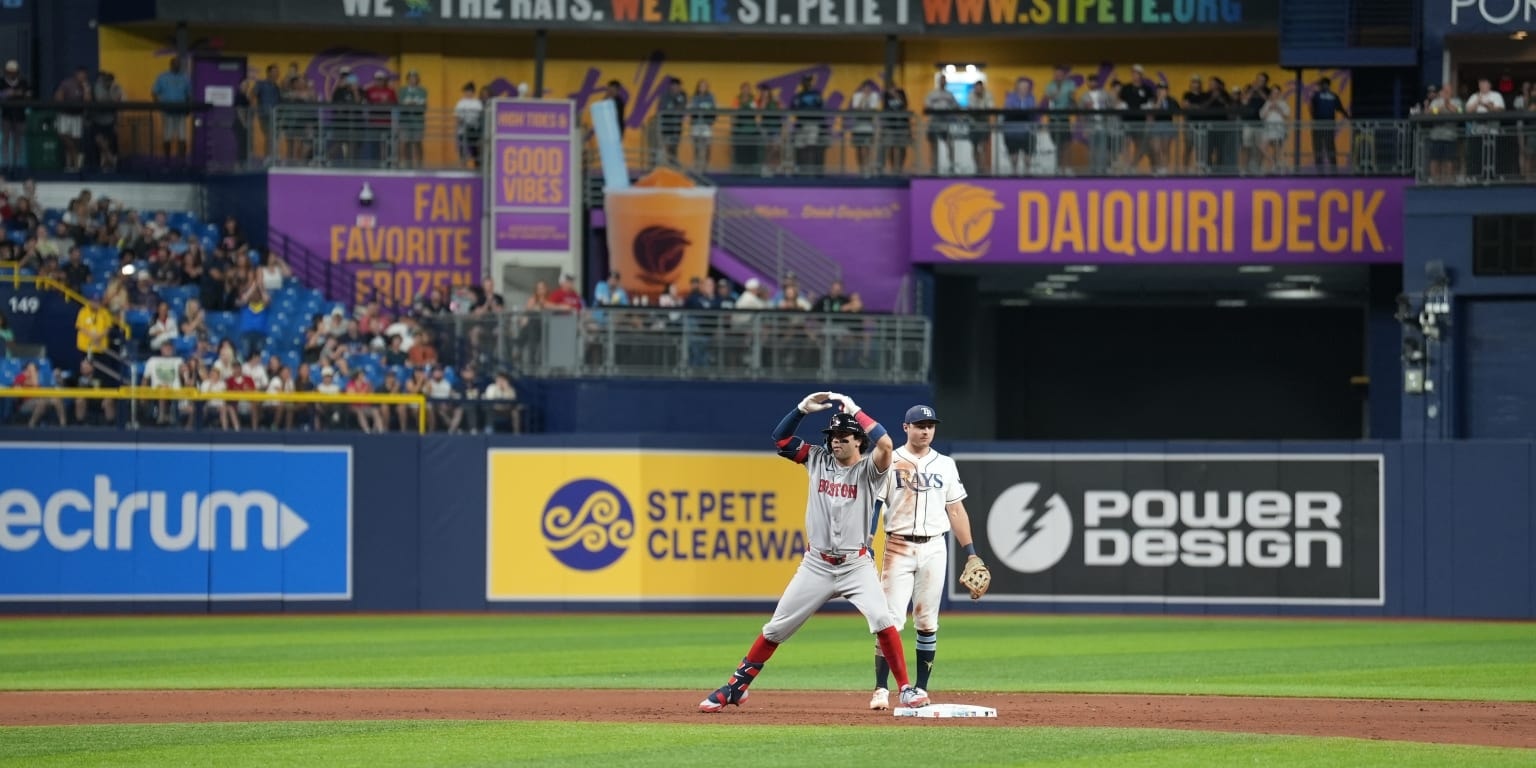 Red Sox fall 4-3 in Tampa after eighth-inning rally trims deficit, but comeback closes short
