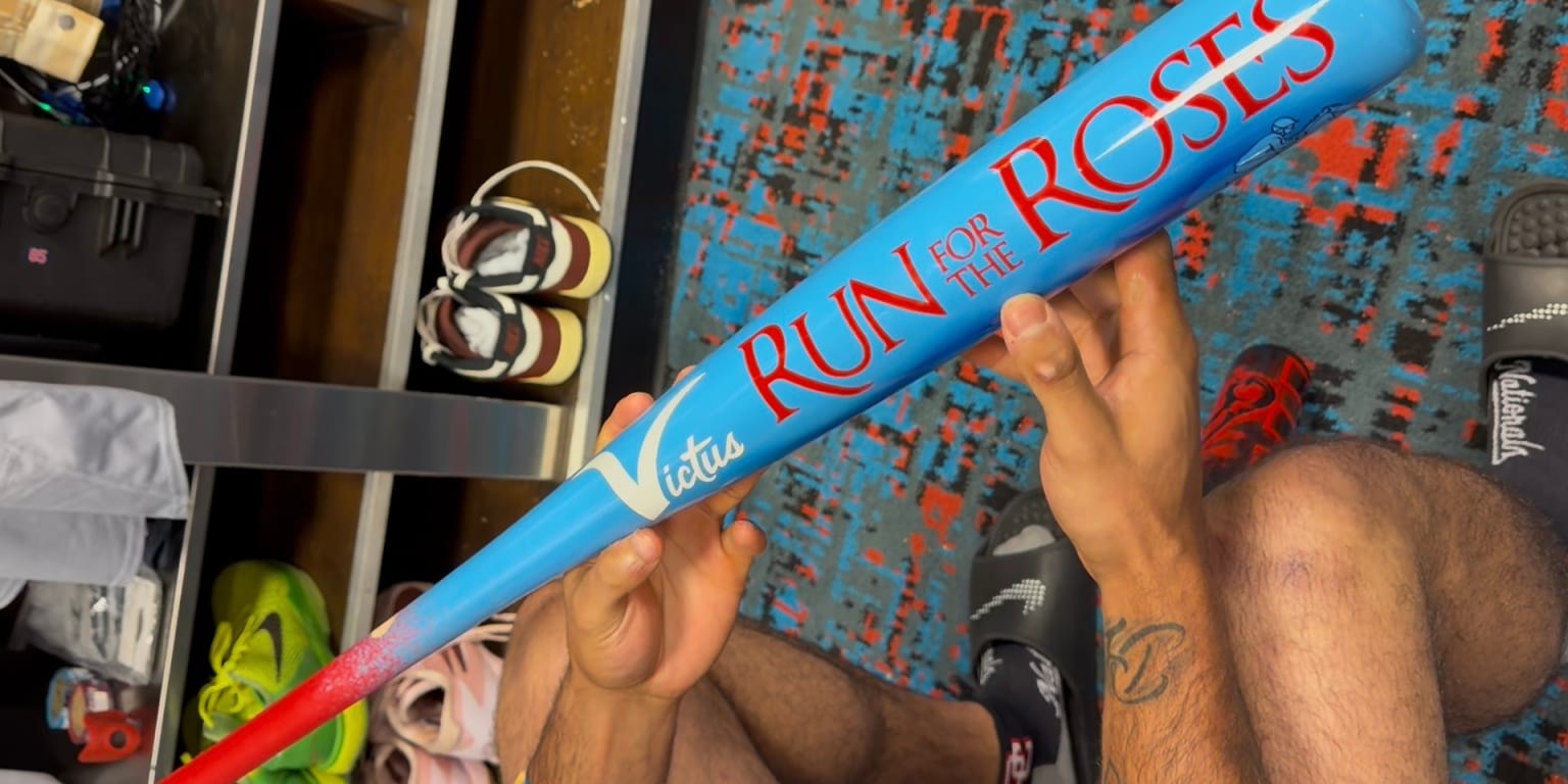 Daylen Lile brings a Kentucky horse-racing flavor to Players’ Weekend, one bat at a time