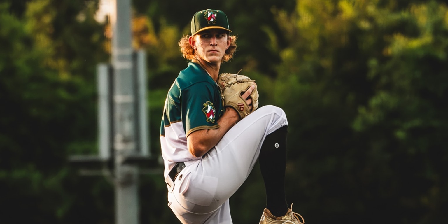 Cam Caminiti carries a one-hit shutout into the seventh, then finishes with a career-high 14 strikeouts as High-A Rome wins
