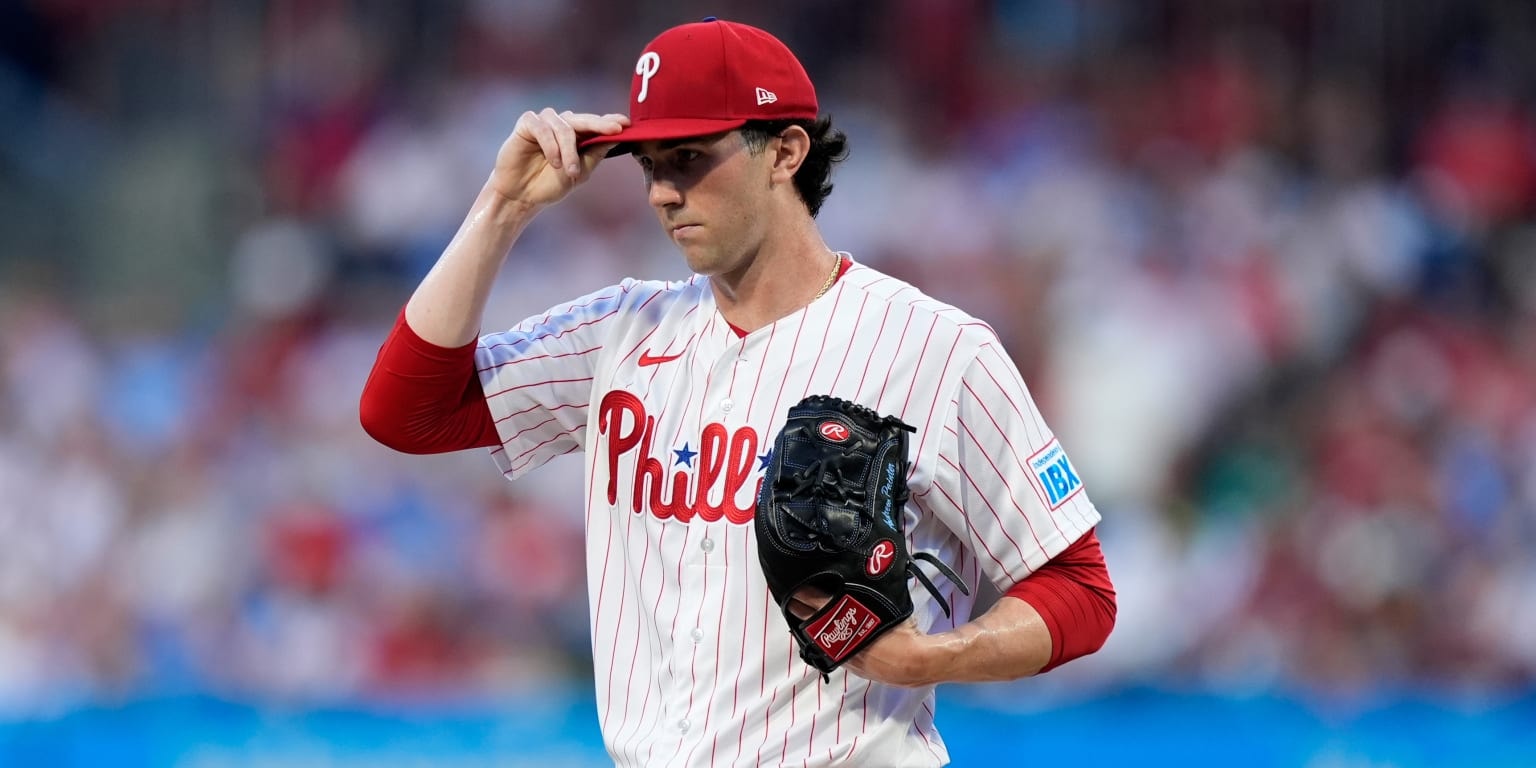 Andrew Painter’s start ends early with left hamstring tightness, Phillies say he’ll be evaluated further