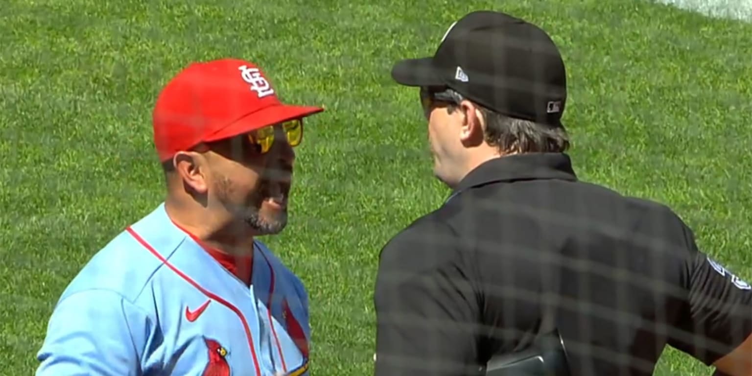 Oliver Marmol ejected after dispute over delayed ABS challenge in Cardinals-Twins game