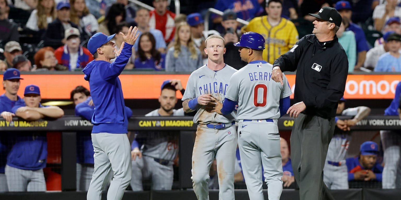 Counsell ejected after arguing stolen-base call in Cubs’ win over Mets