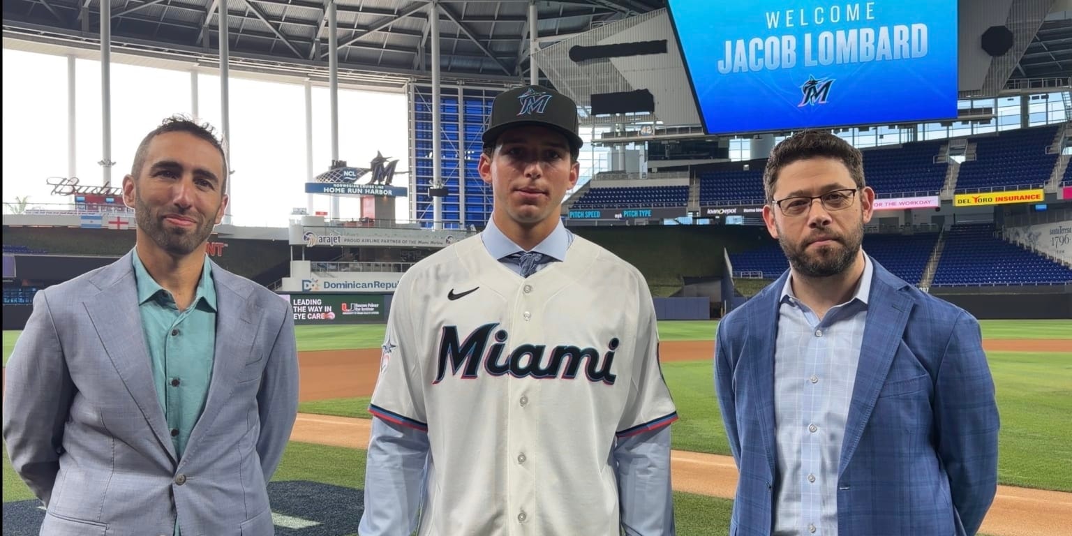 Marlins sign first-rounder Jacob Lombard, a Miami native with a “baseball family” tie to loanDepot park