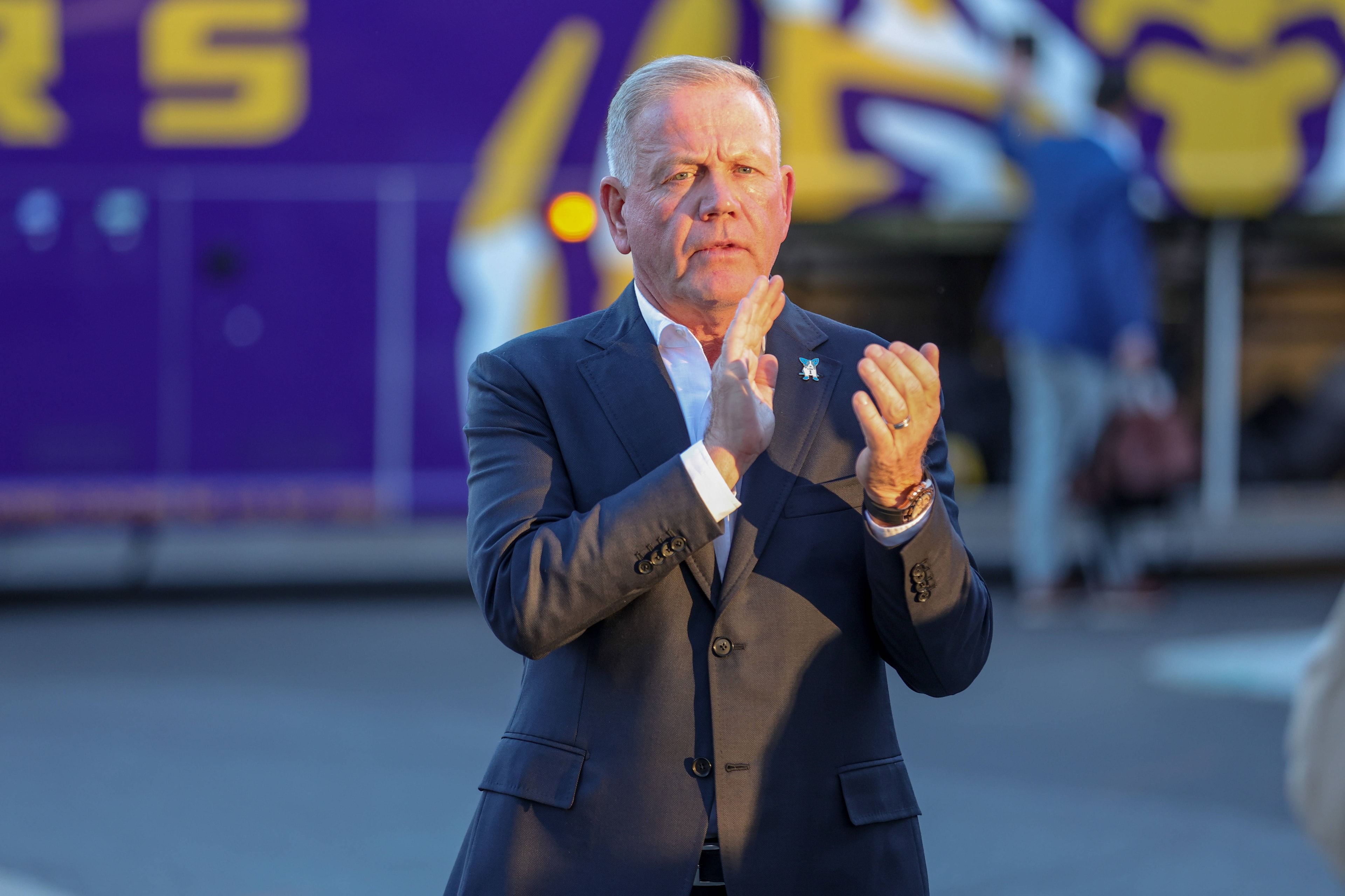 Brian Kelly makes CBS booth debut, trading sideline nostalgia for a new broadcast role