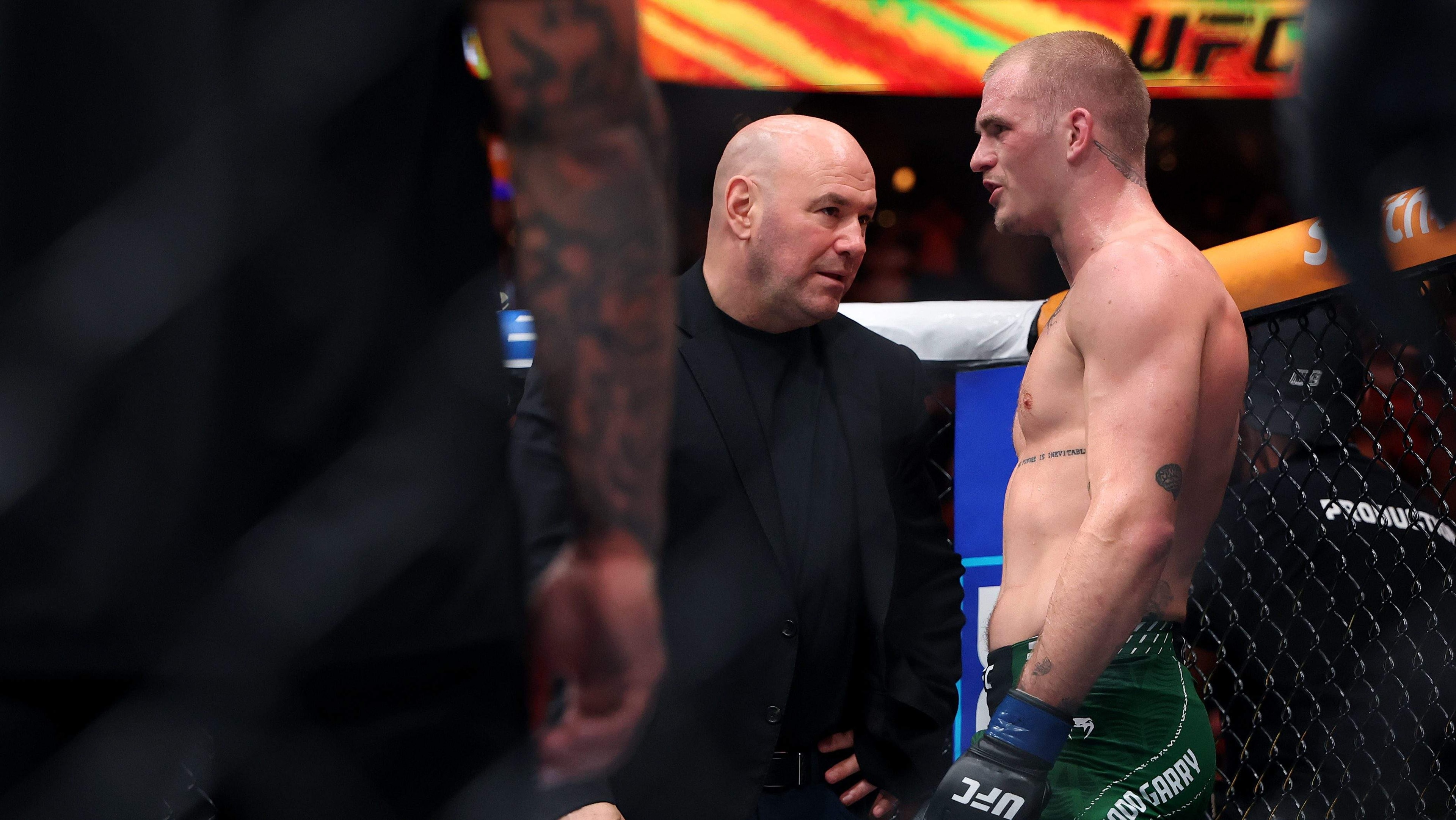 Dana White again targets Ian Machado Garry after UFC 330 welterweight title loss