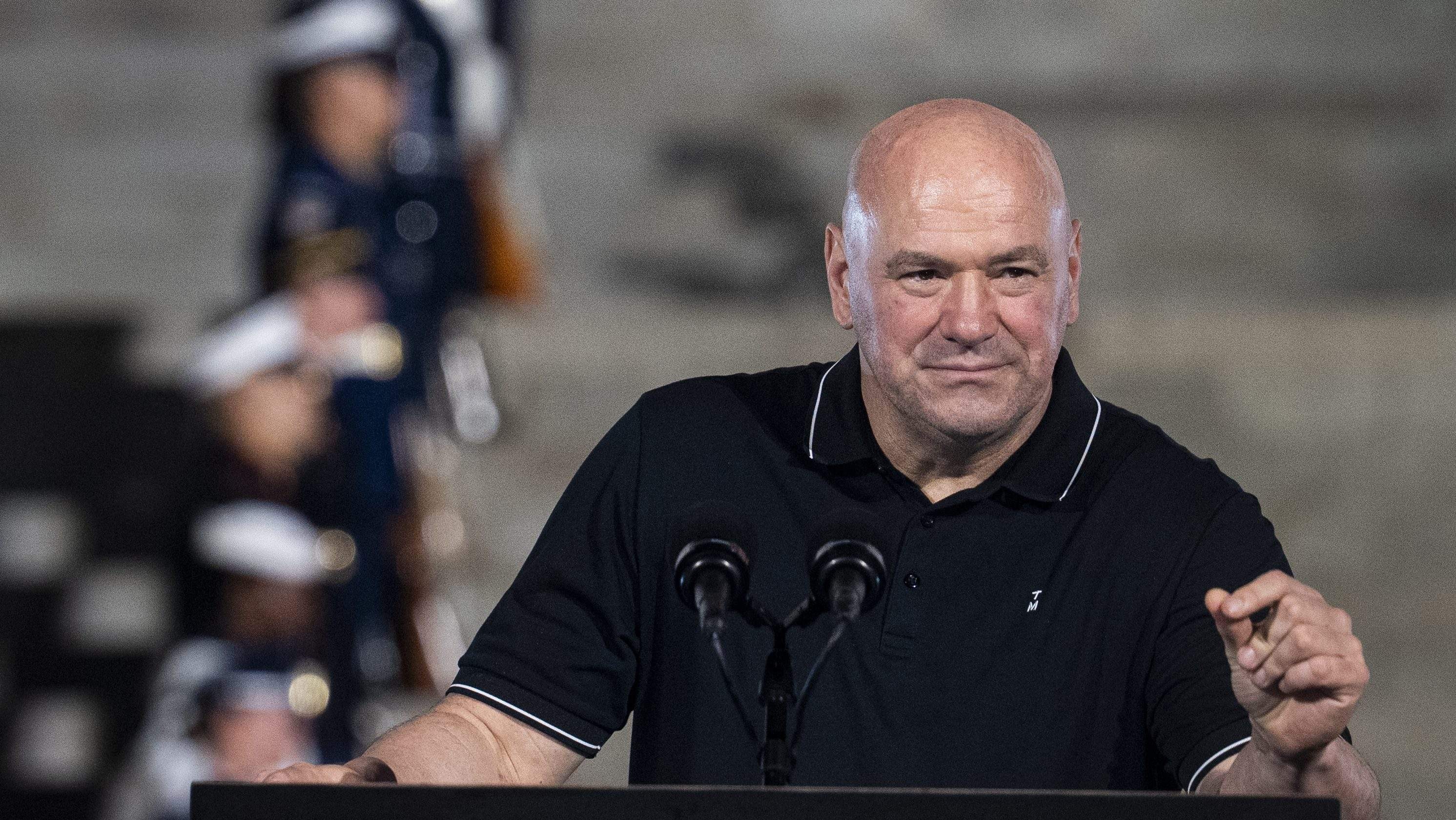 Dana White puts Islam Makhachev in the GOAT conversation ahead of first welterweight title defense at UFC 330