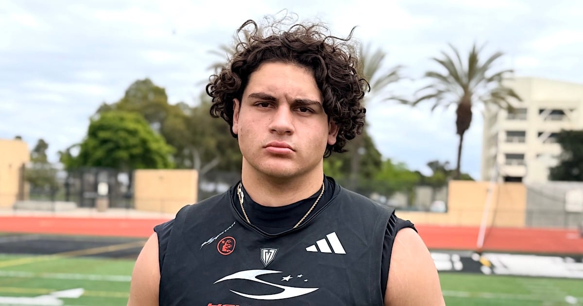 Orange Lutheran junior tackle Austin Attalah commits to Texas Tech as he explains the Red Raiders’ pitch