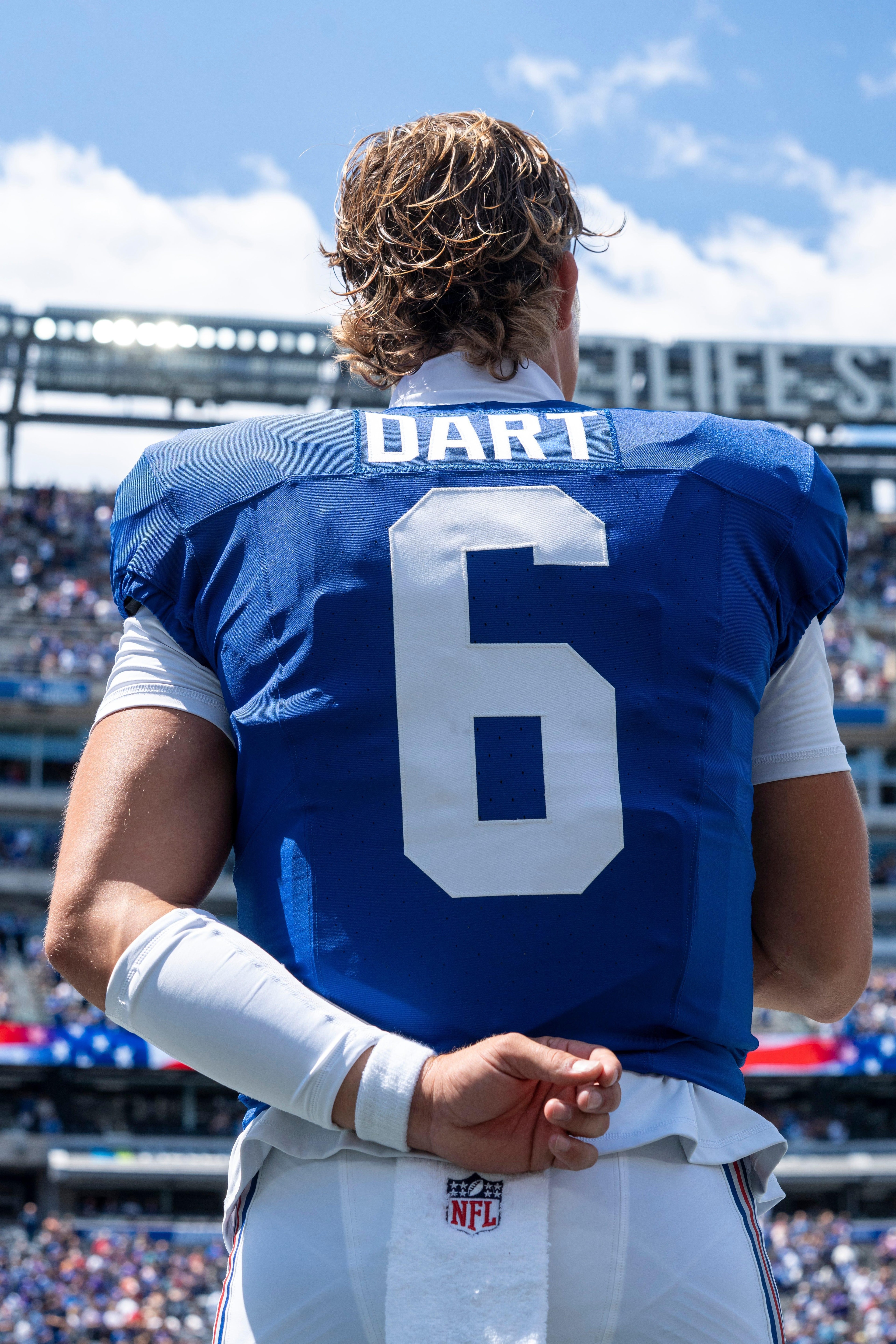 John Harbaugh questions how Jaxson Dart got hit, after Giants QB concussion check in preseason
