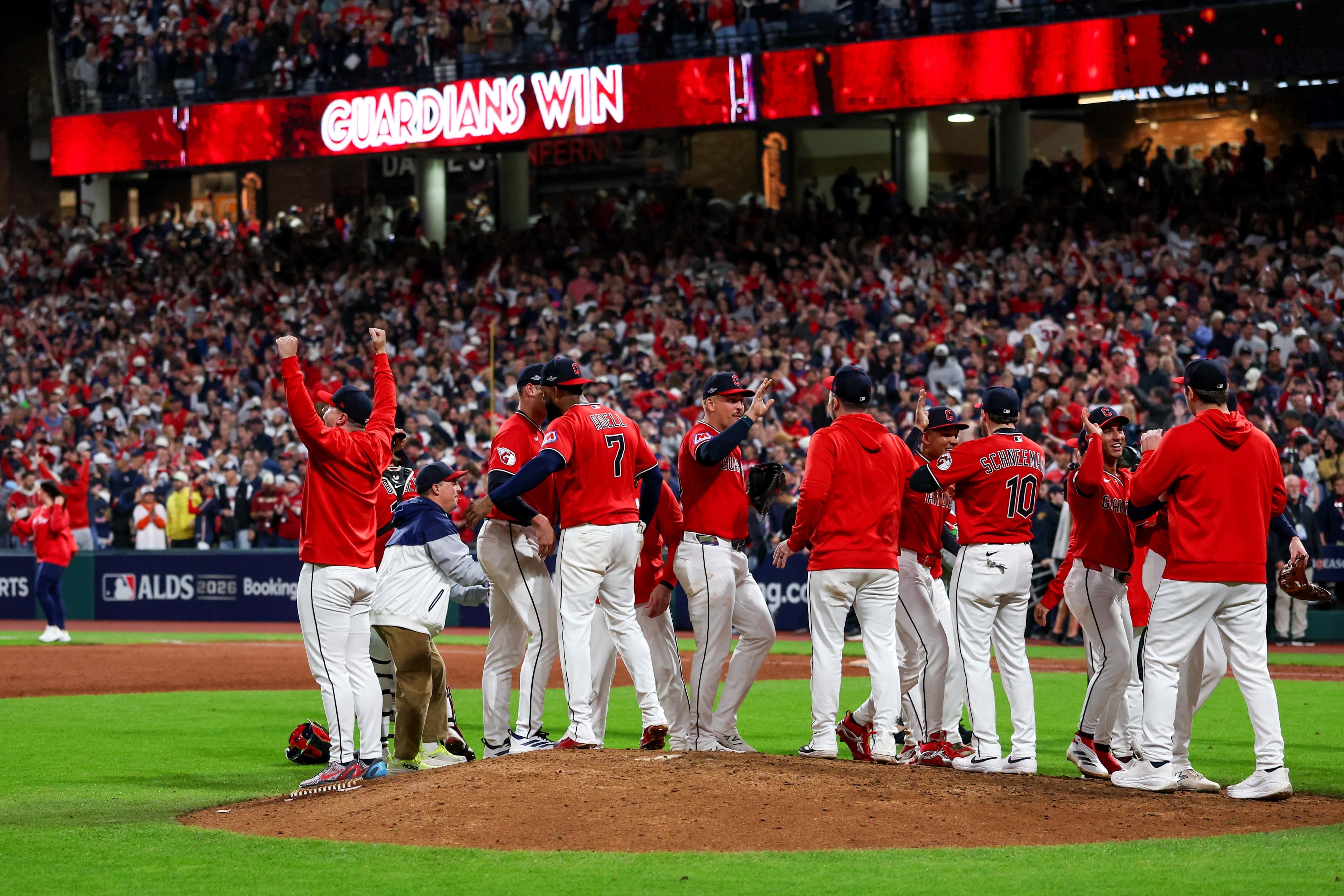 Guardians stave off postseason déjà vu as an 11th straight best-of-five 2-0 comeback becomes reality