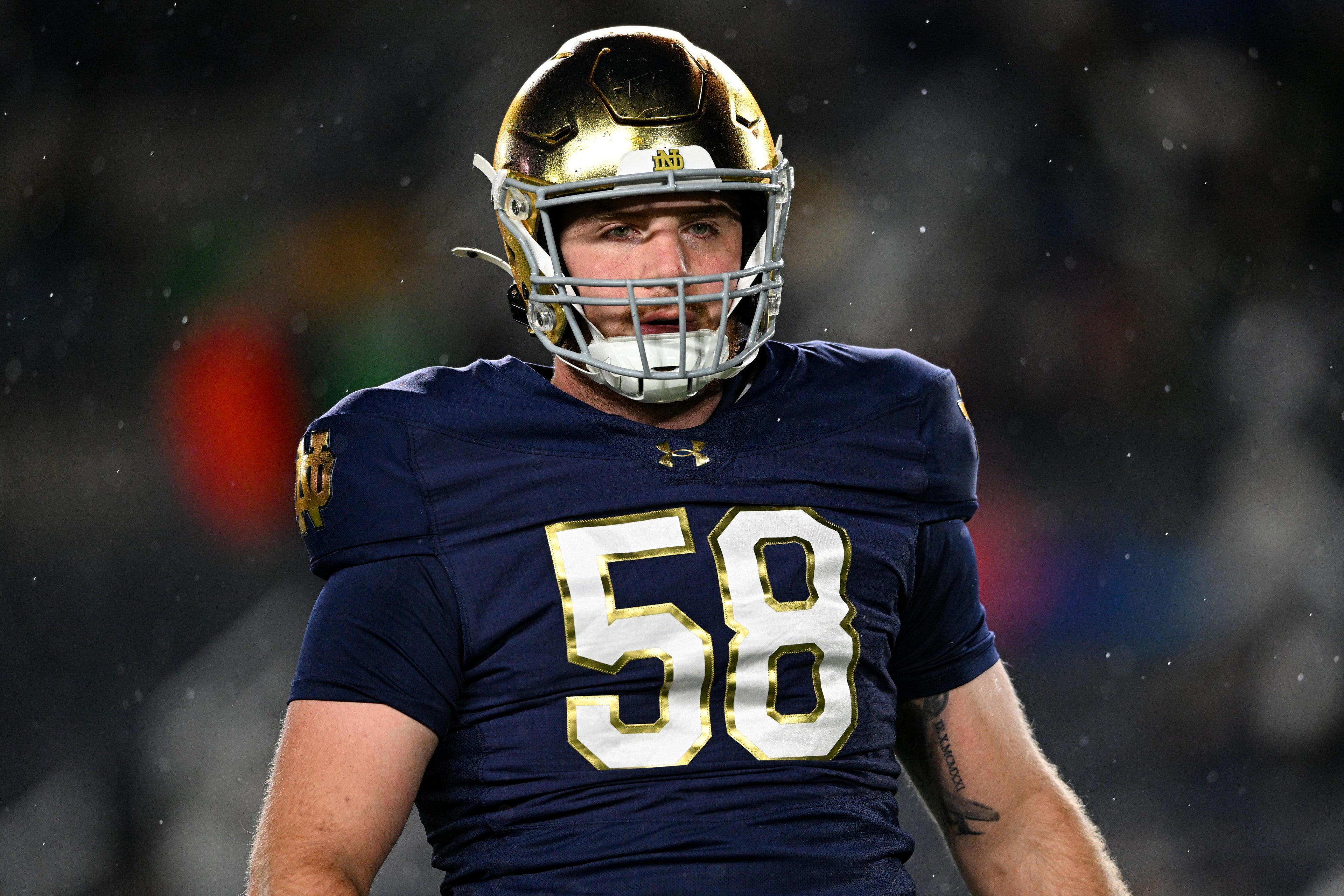 Notre Dame’s fall camp begins with an offensive-line injury concern
