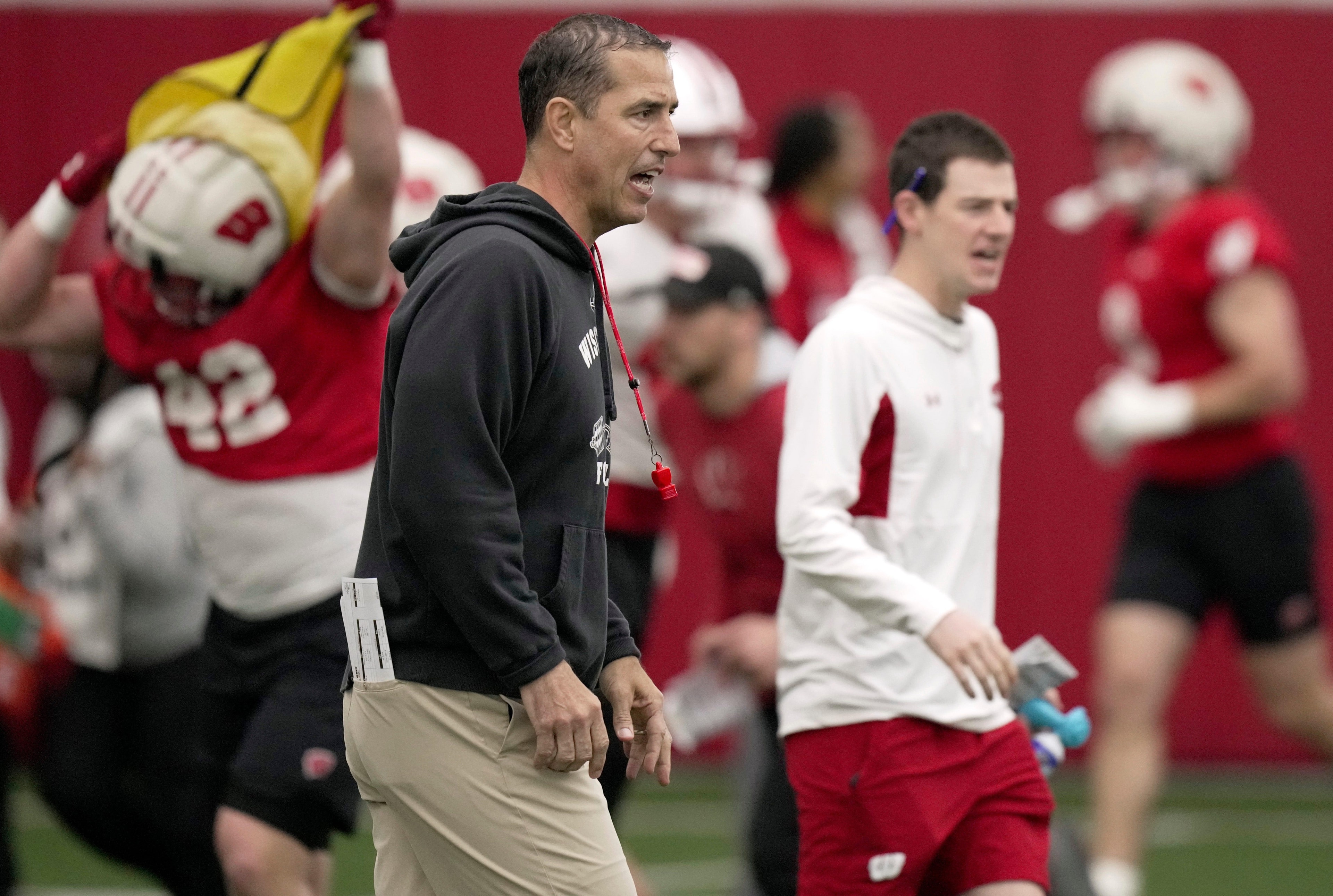 Luke Fickell points to Wisconsin’s biggest post–fall camp shift, even as injuries disrupt availability
