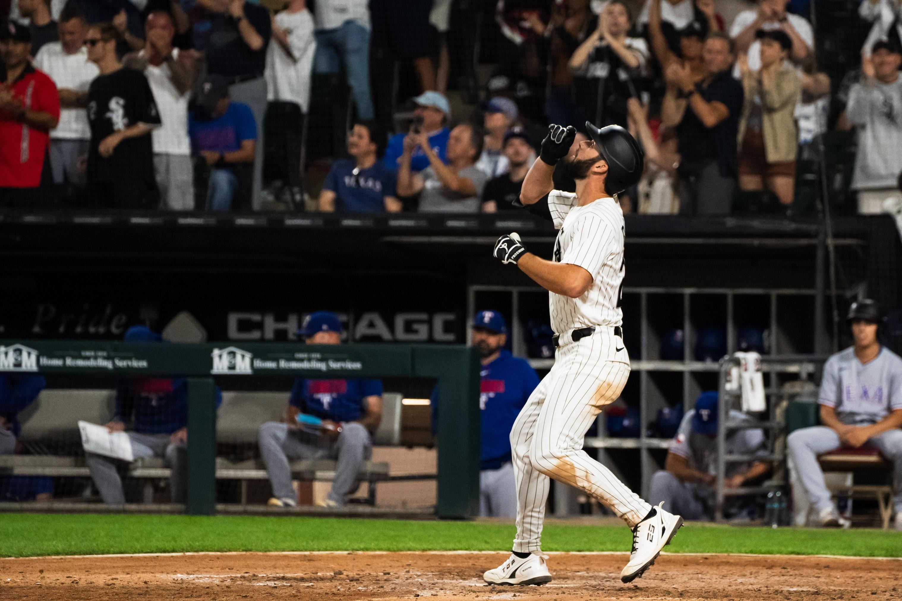 Tristan Peters powers White Sox past Rangers, 11-7, after rough bounce-back start