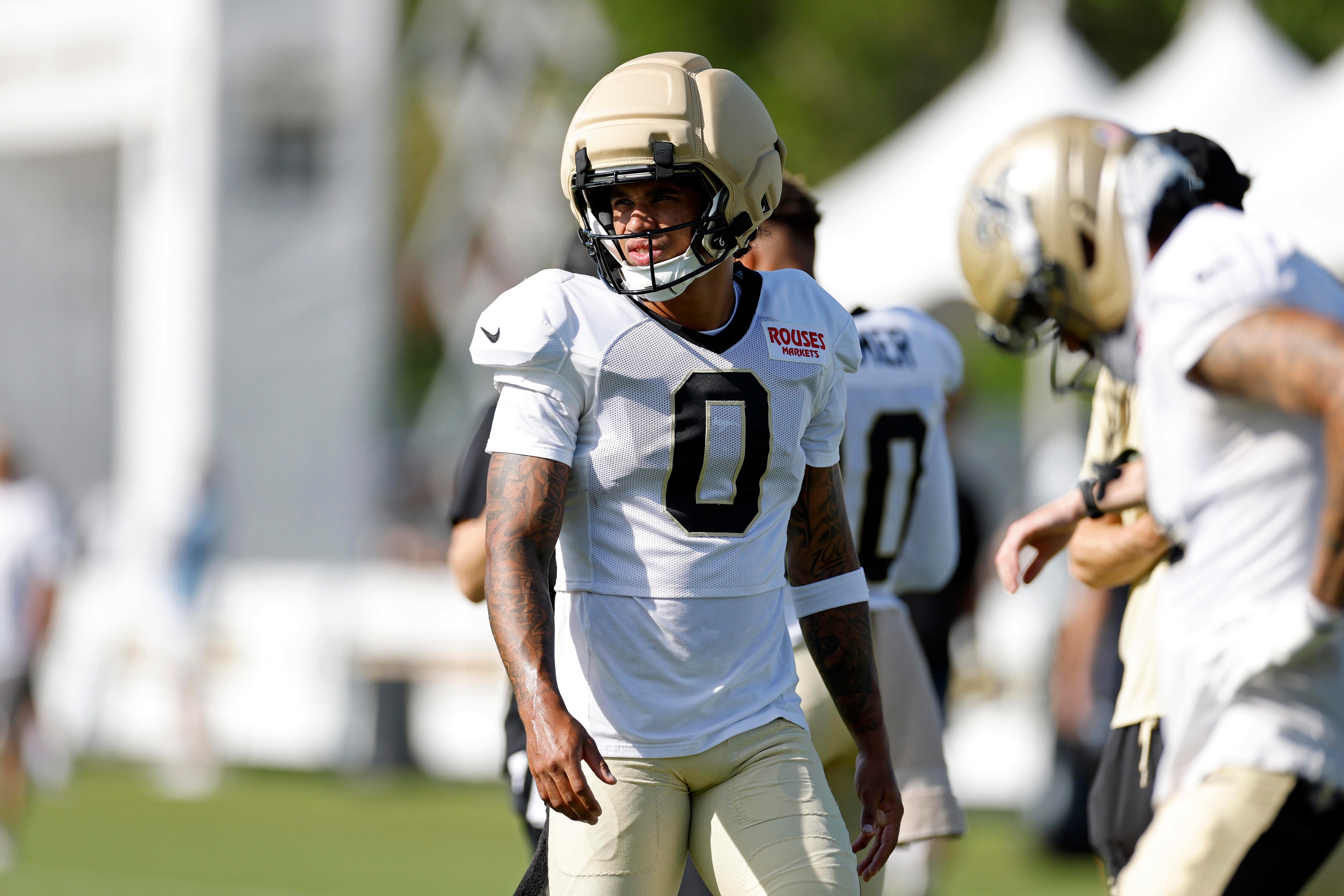 Jordyn Tyson’s Saints timeline is still murky as recovery from injury continues