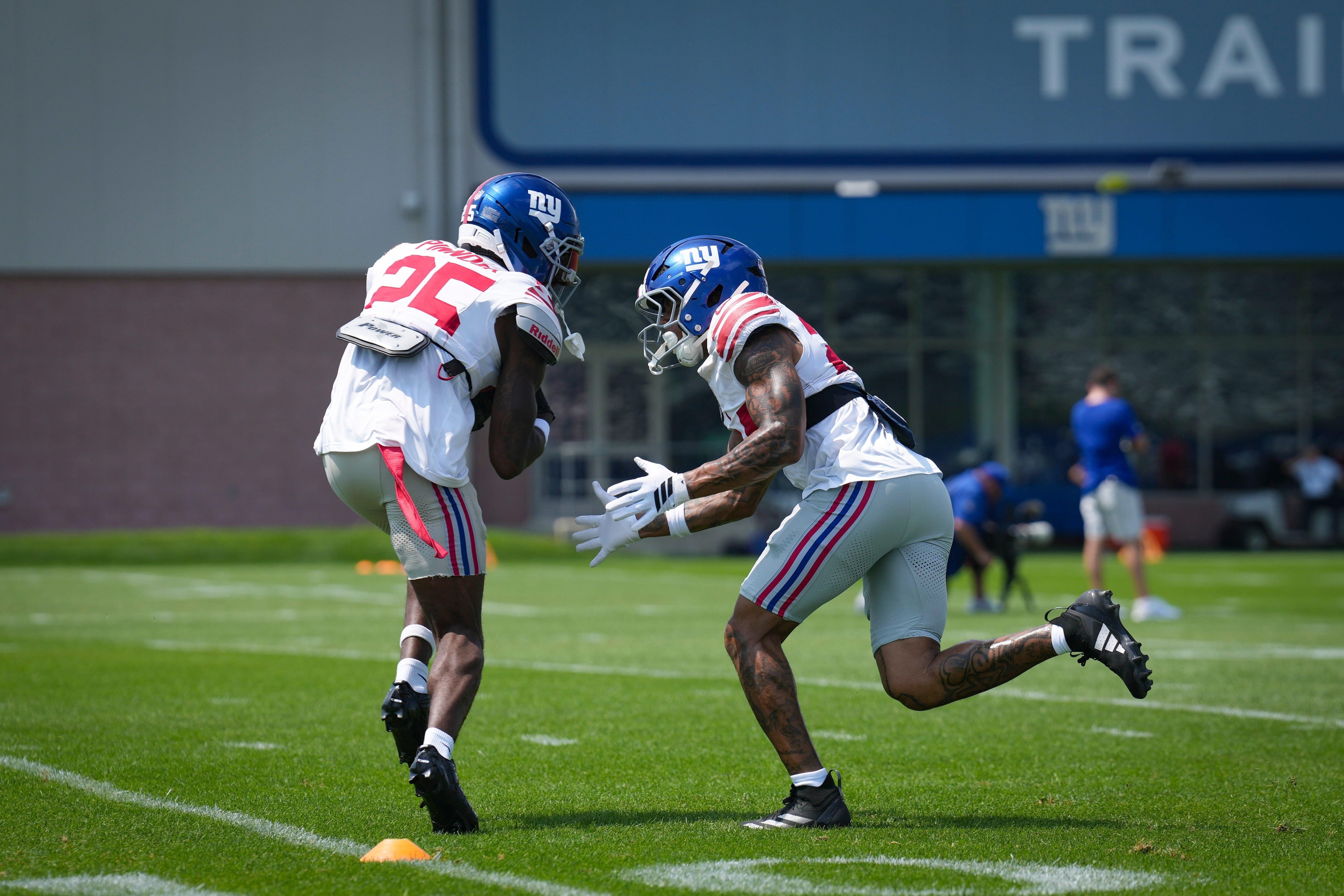 Giants safety Jason Pinnock says the Dennard Wilson defense has brought a “friendly” competition with Tyler Nubin