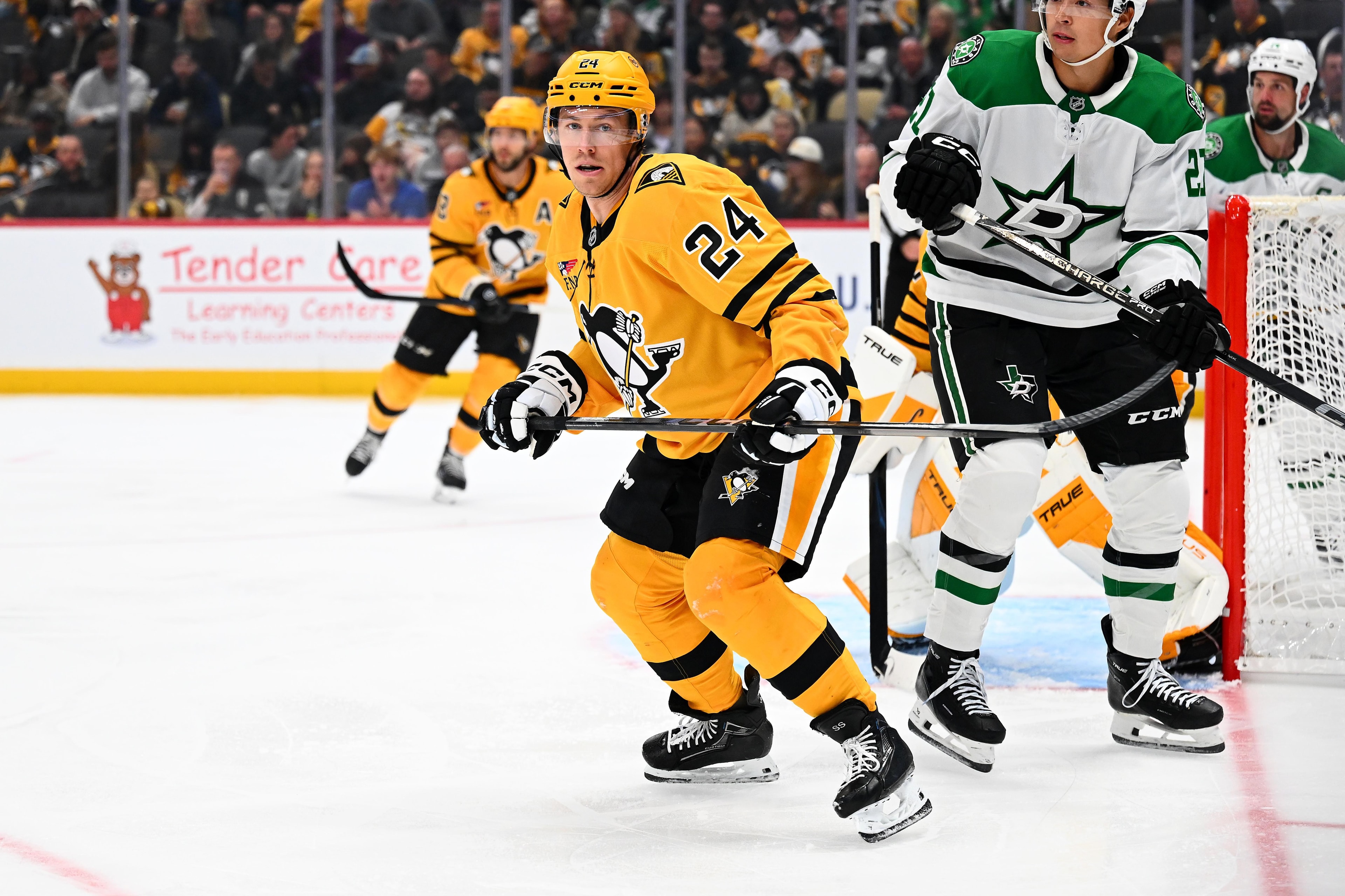 Stastney makes Pittsburgh debut, settling in after trade from Edmonton