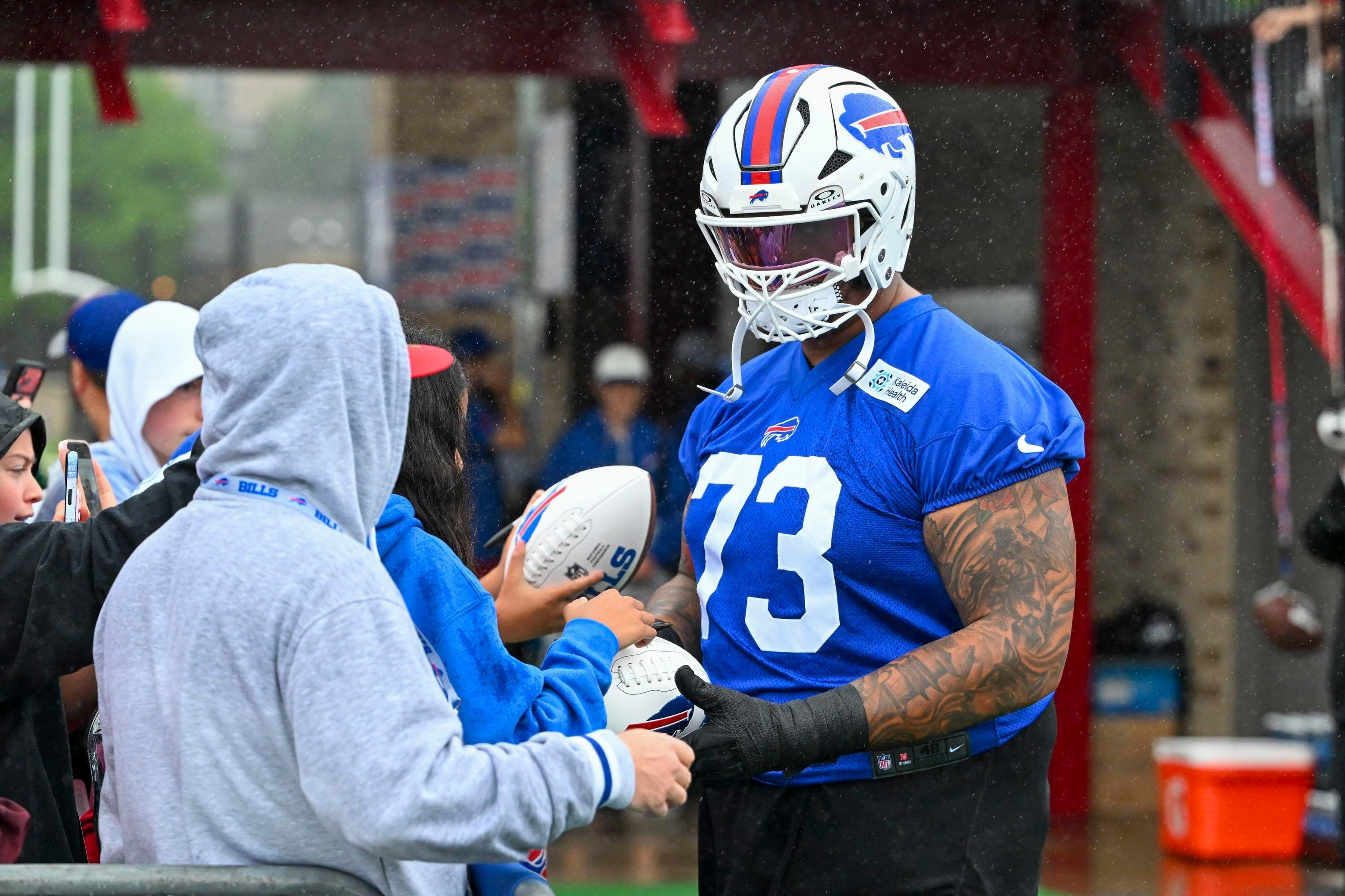 Dion Dawkins heads into Year 10 as Buffalo’s left-tackle anchor reaches a pivotal stage