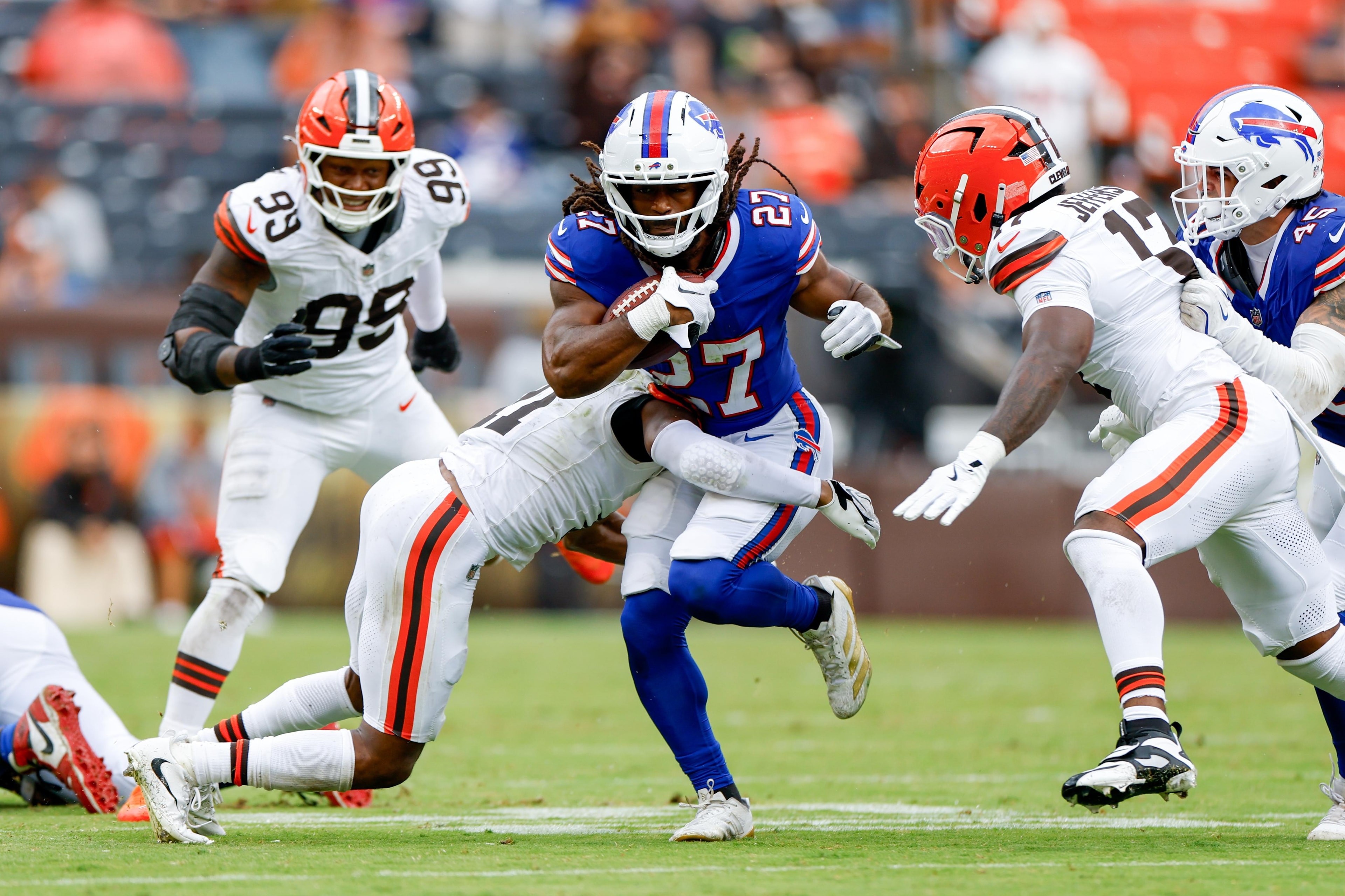 Bills’ preseason statement vs. Browns highlights another round of Joe Brady’s offensive control