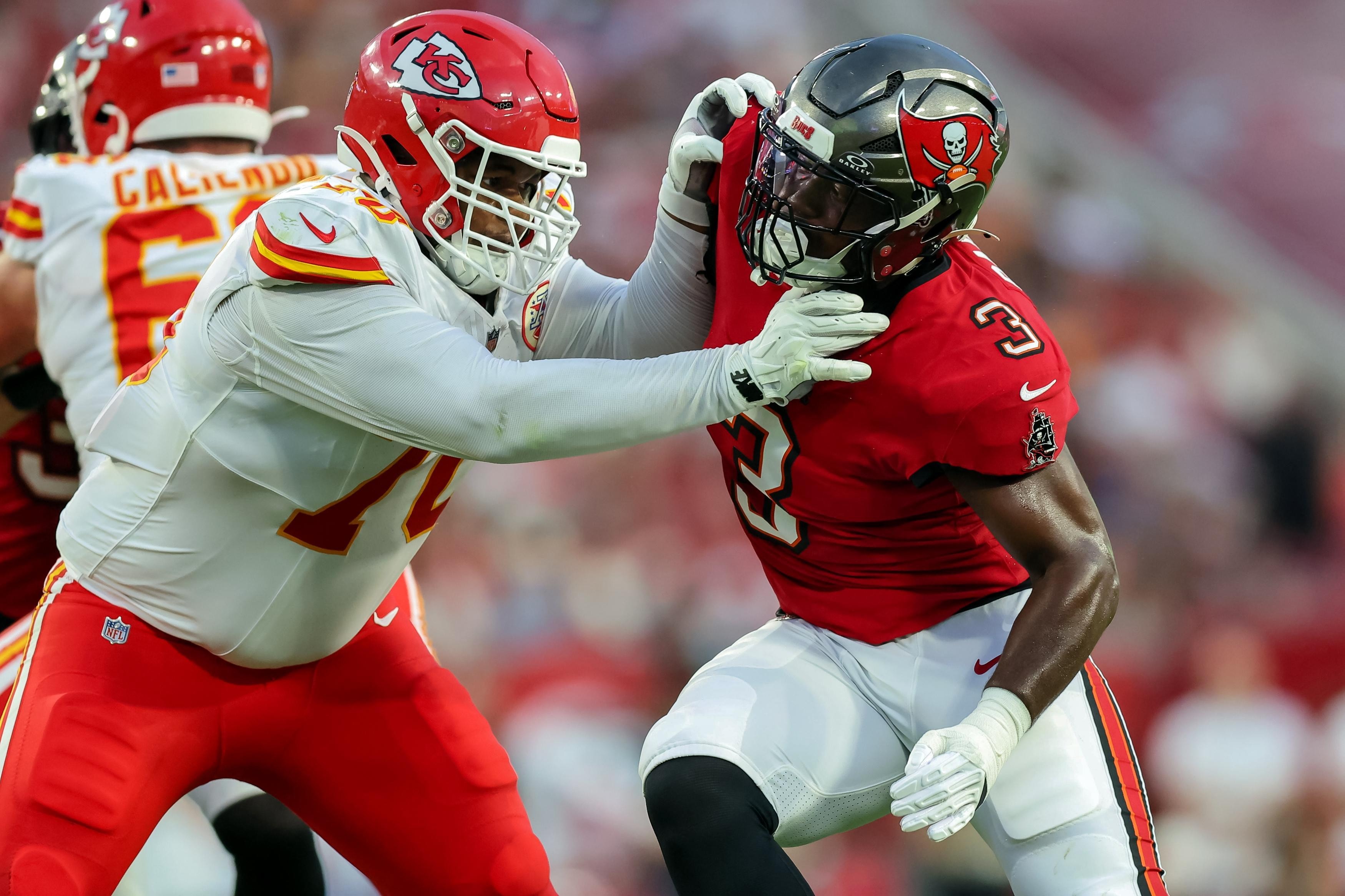 Chiefs Offensive Tackle Play Under the Microscope After Preseason Loss to Buccaneers