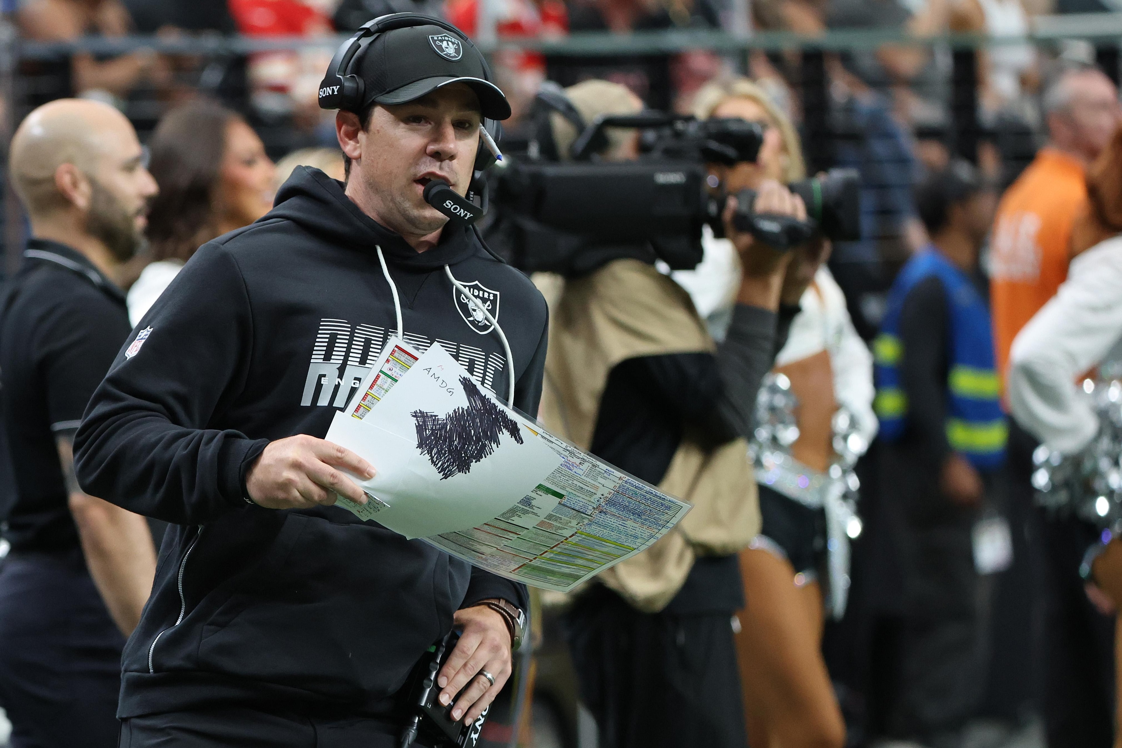 After the Raiders’ first setback, Klint Kubiak’s accountability message meets a tougher test