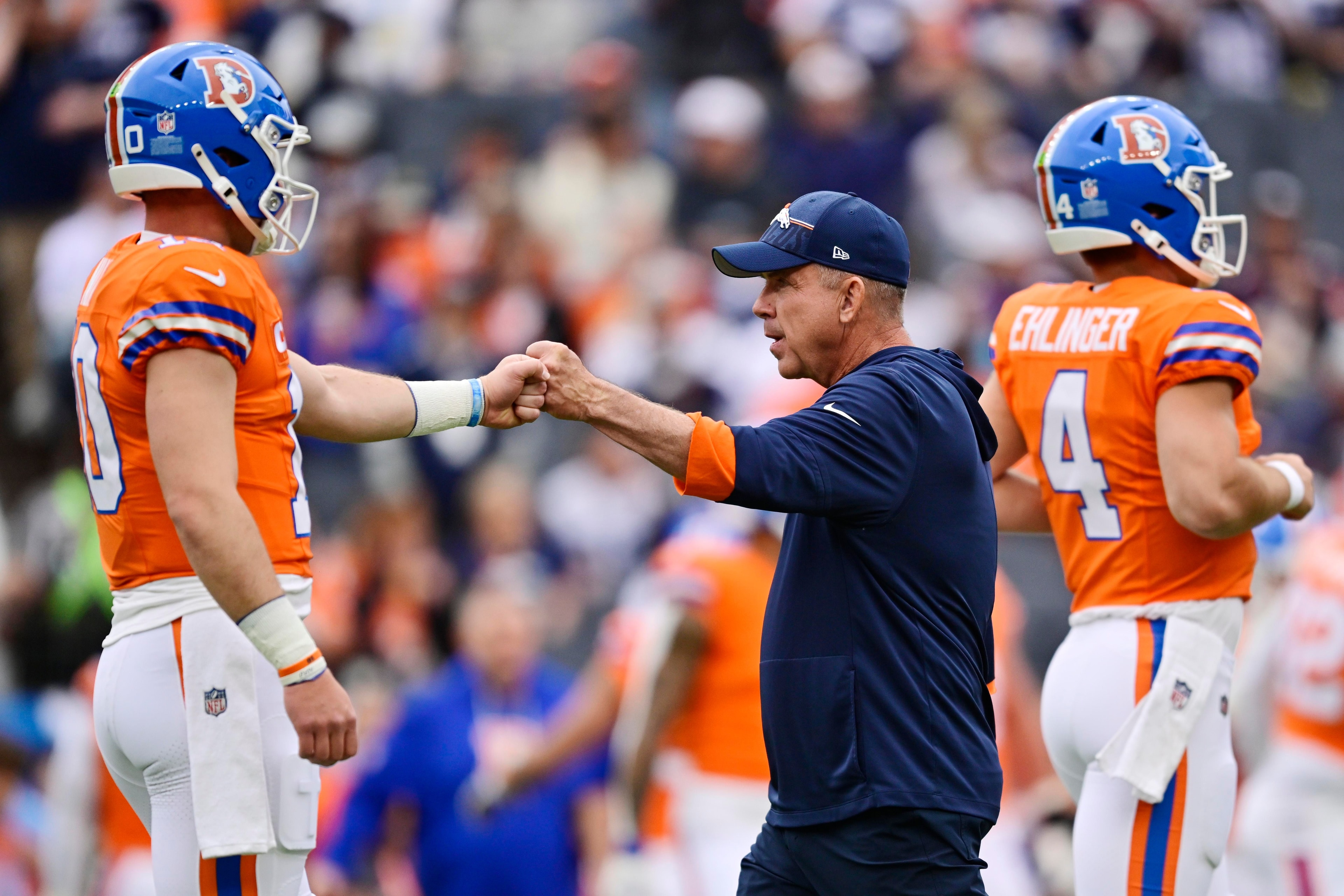 Sean Payton pushes back on social media criticism tied to Broncos QB Bo Nix