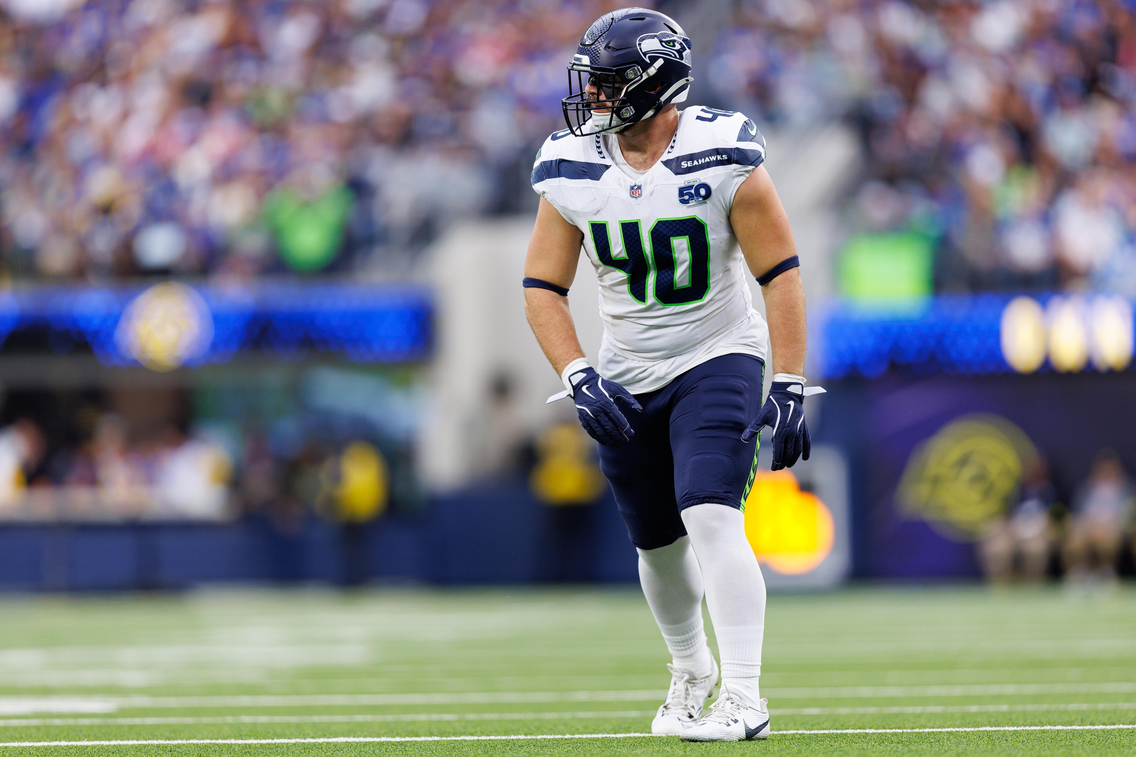 Seahawks fullback Robbie Ouzts ruled out for the remainder of the season with neck injury