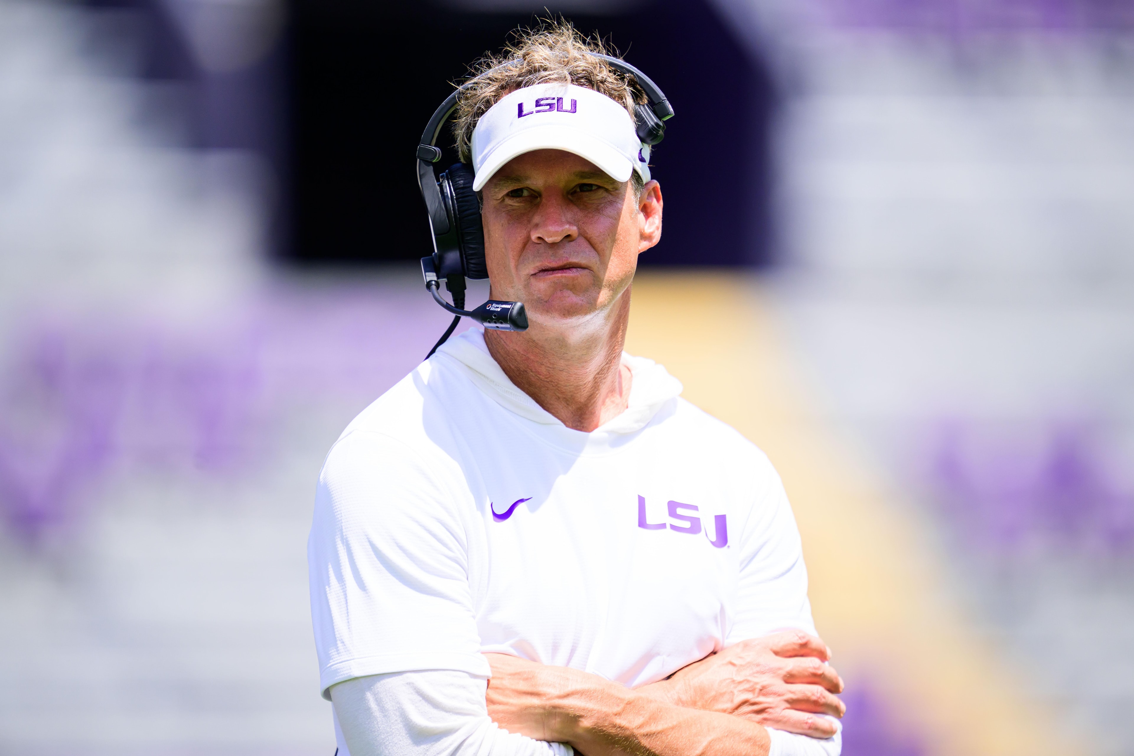 Lane Kiffin previews LSU’s opener with Clemson as both programs turn a corner