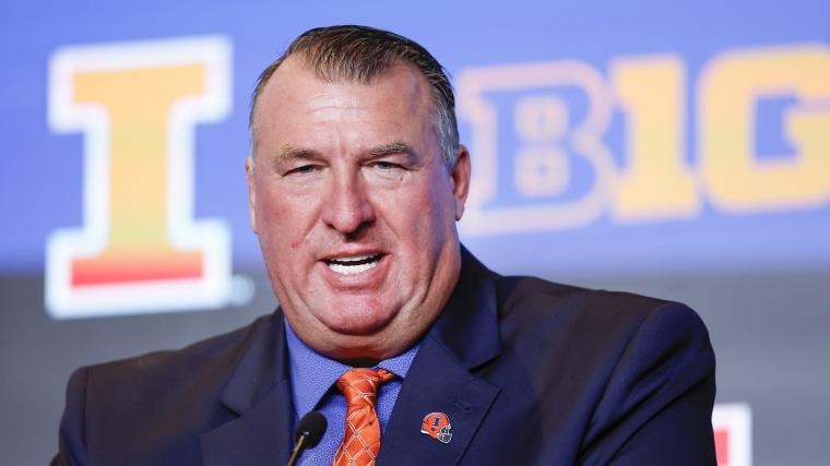 Bret Bielema warns Illinois not to take its October road test lightly as Big Ten chase tightens