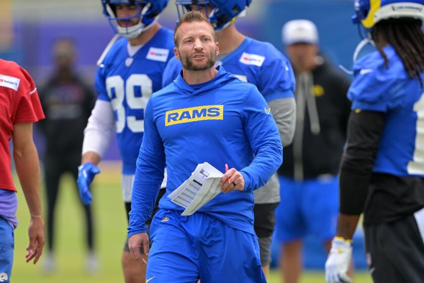 Sean McVay ends the Rams’ minicamp early, a familiar offseason decision built into how the NFL uses mandatory weeks