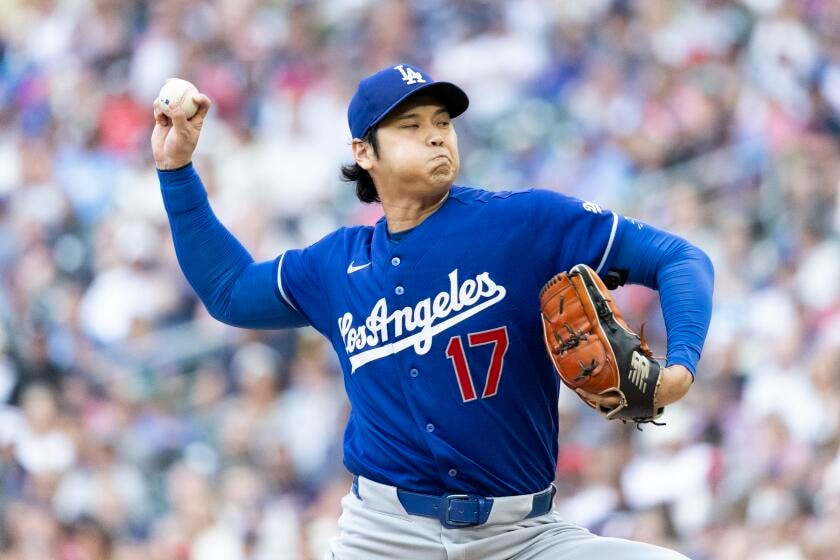 Dodgers move Shohei Ohtani’s start from Wednesday to Friday