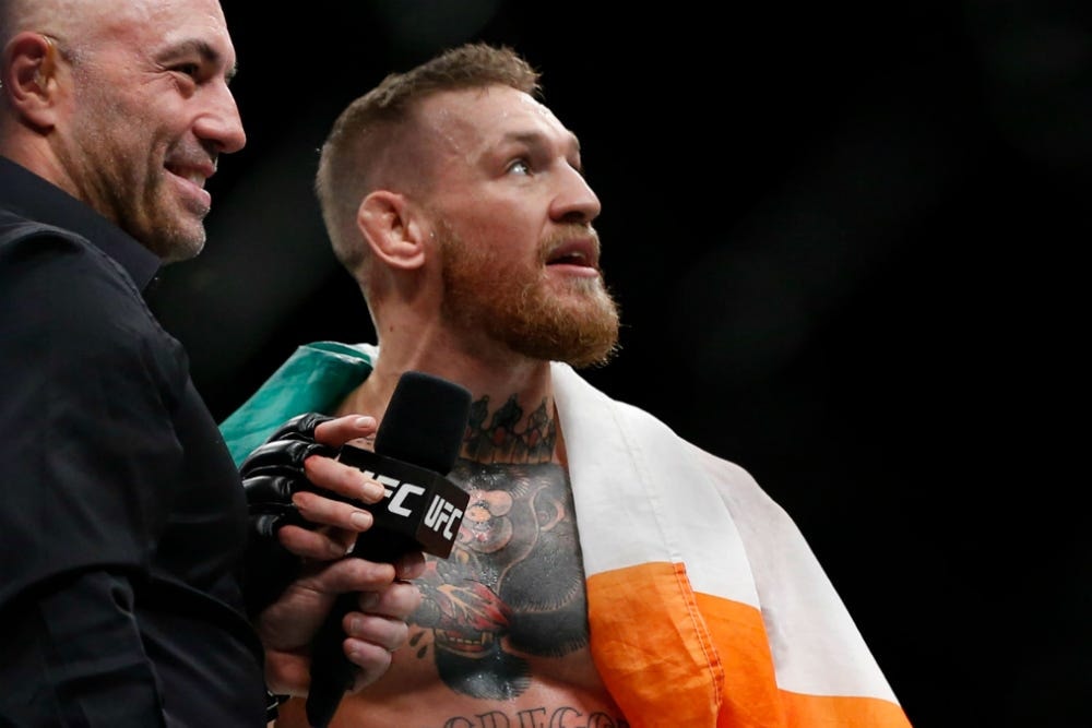 UFC 329 broadcast team finalized, with Anik, Rogan and Cormier at Conor McGregor’s return