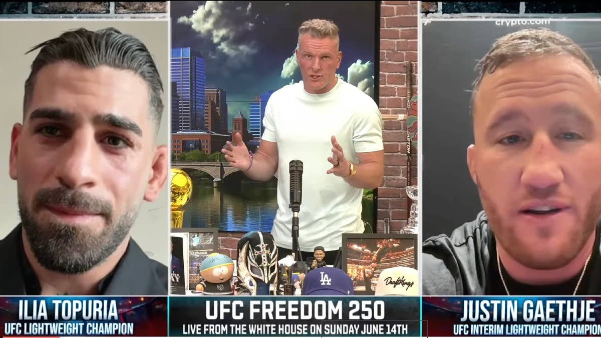 Topuria and Gaethje turn UFC Freedom 250 media faceoff into full-throated verbal war