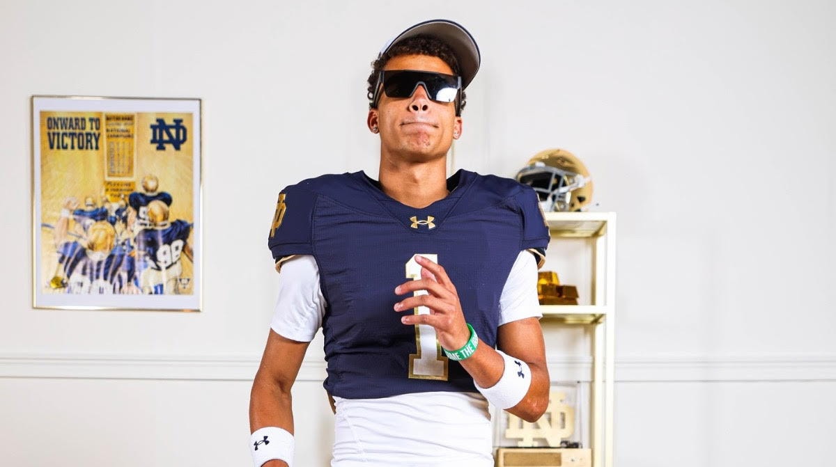 Notre Dame opens 2026 camp window with early commit Dylan Faison, a dual-sport receiver prospect