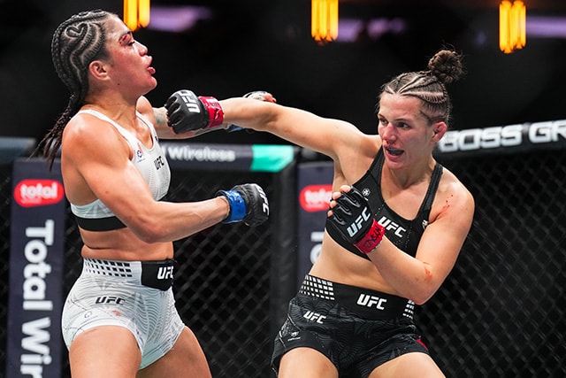 UFC 330 adds a flyweight climb: Erin Blanchfield meets Jasmine Jasudavicius on Aug. 15 in Philadelphia