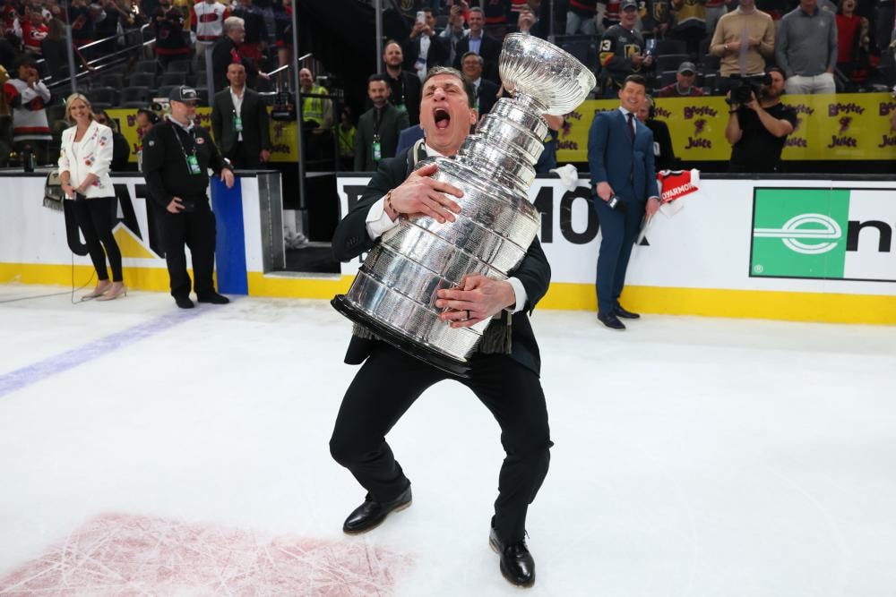 Rod Brind’Amour’s unlikely path from 1989 playoff debut to another Hurricanes Cup as coach