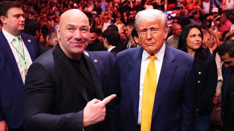 Dana White dismisses talk of any ban related to Sean Strickland at White House event