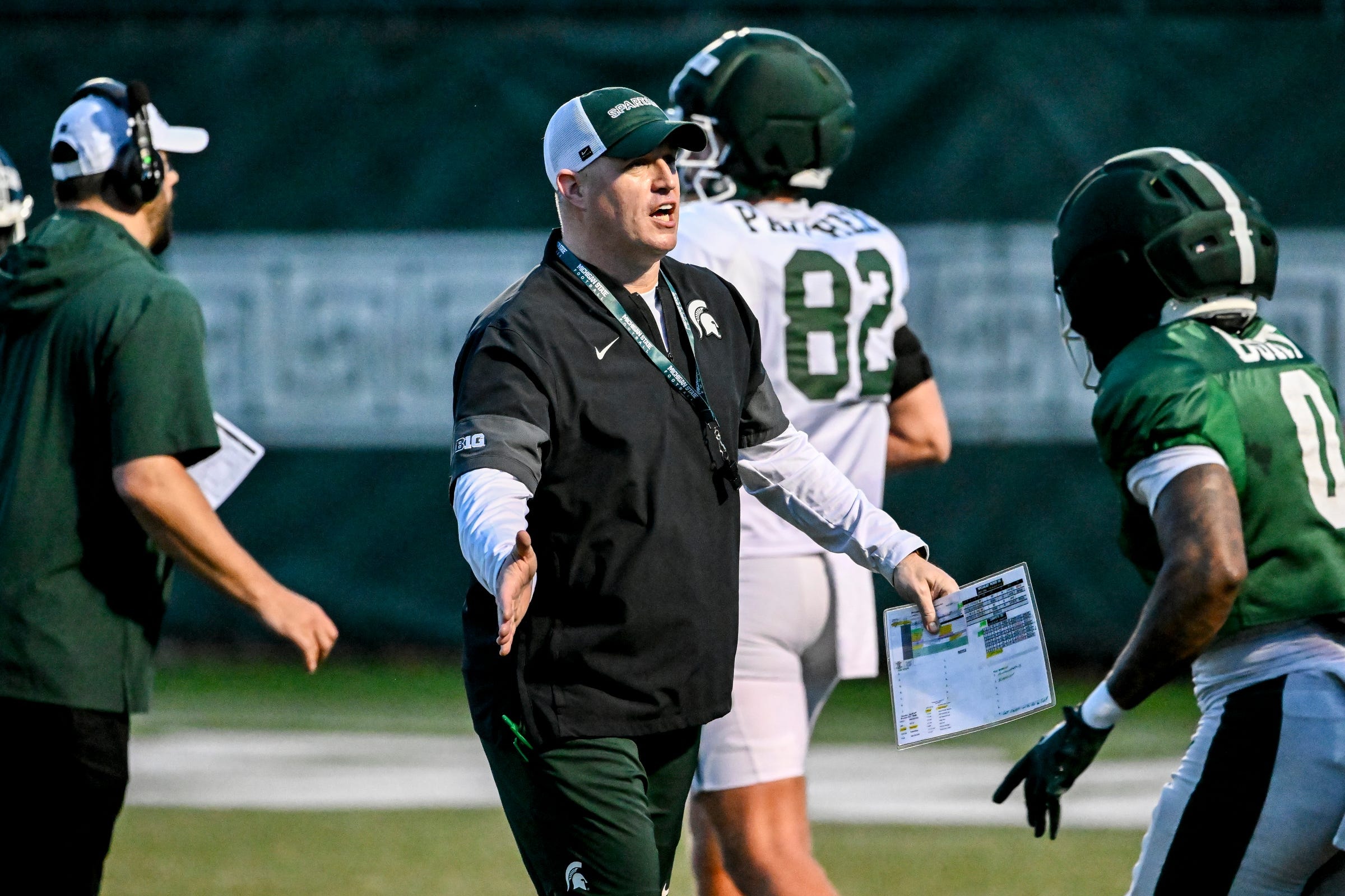 Pat Fitzgerald uses ‘bag of chips’ message as Michigan State looks to reset for 2026